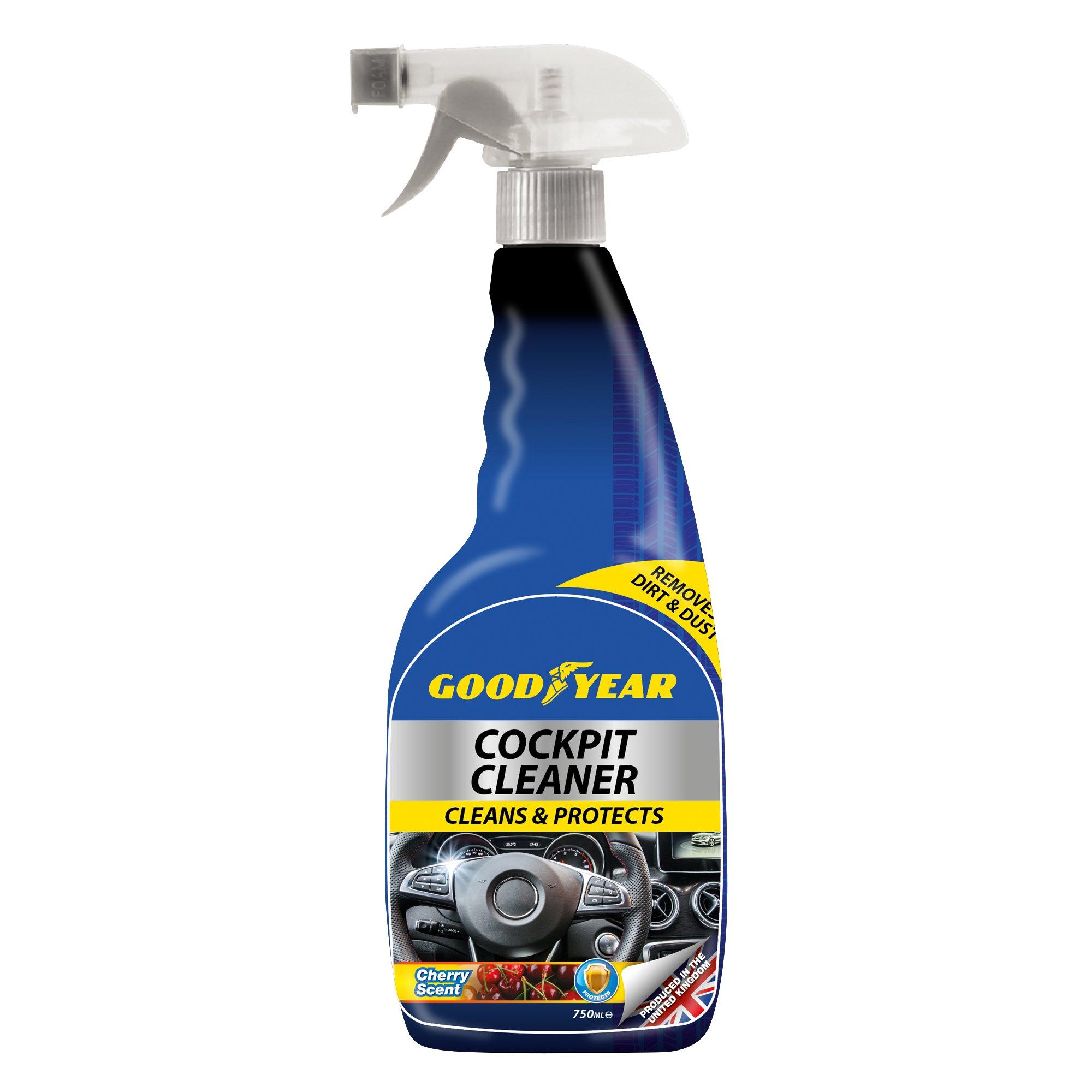 Goodyear  750Ml Cockpit Cleaner Trigger Cleaning Spray - Blue