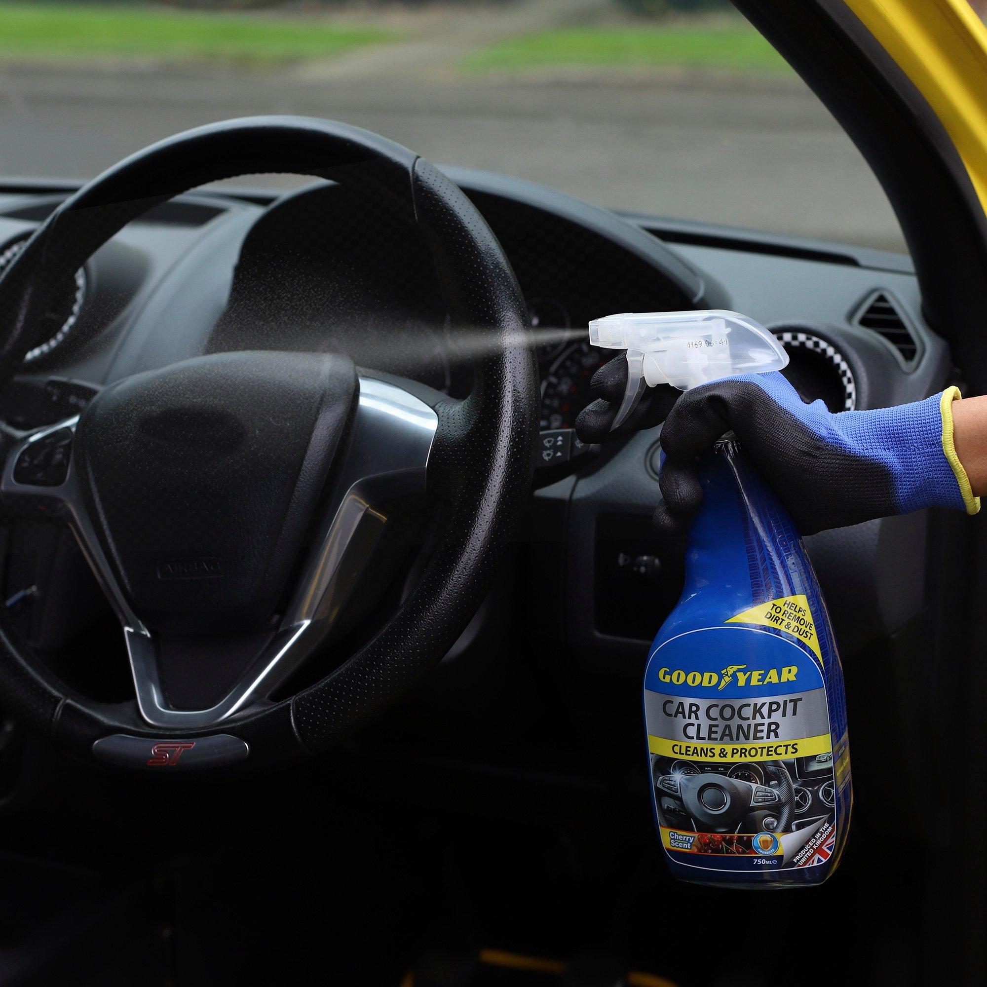 Blue - Goodyear - Goodyear 750ml Coickpit Cleaner trigger cleaning spray - 2