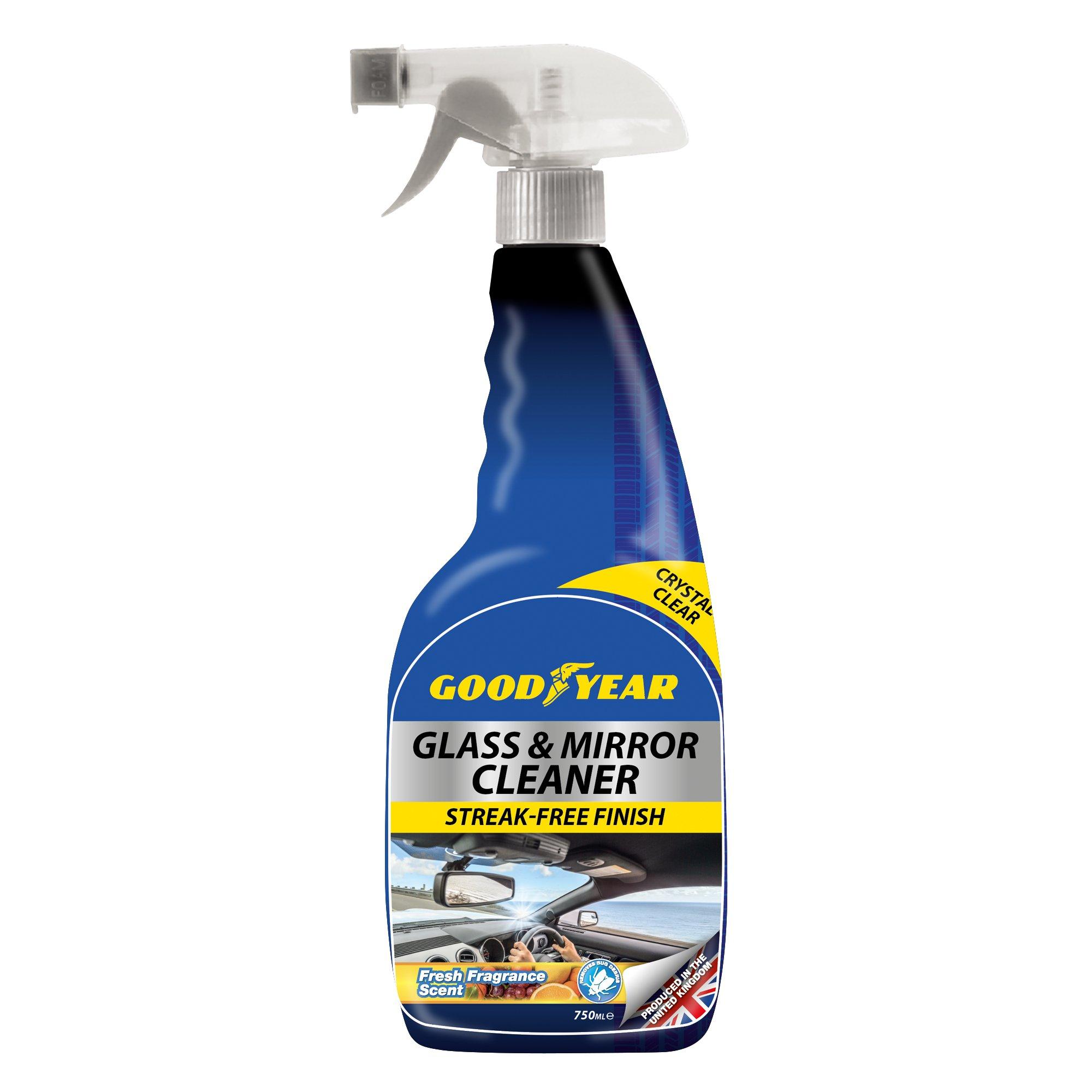 Blue - Goodyear - Goodyear 750ml Glass & Mirror trigger cleaning spray - 1