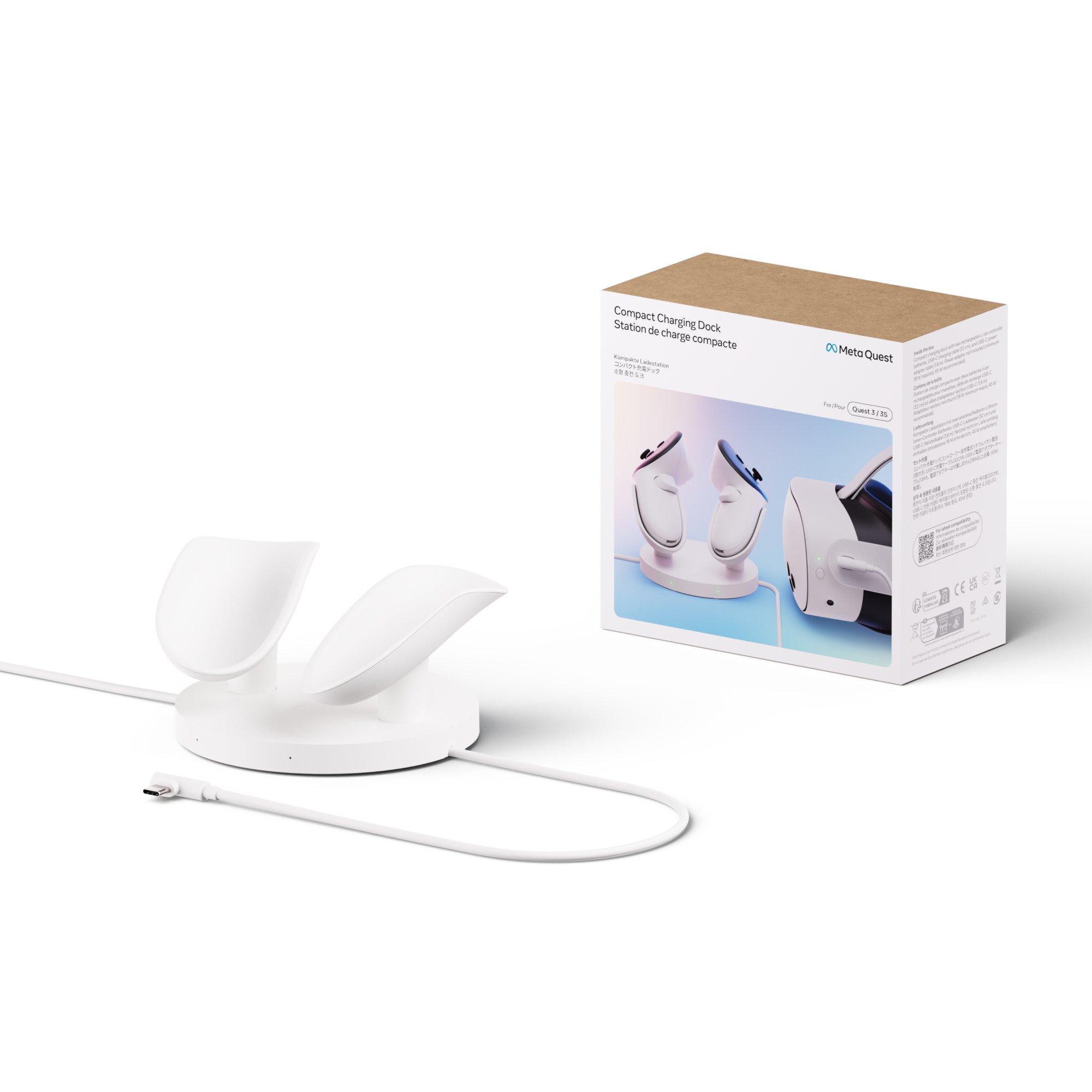 Meta  Quest Compact Charging Dock - White
