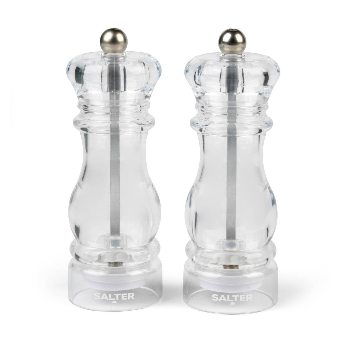 Clear - Salter - Signature Salt & Pepper Mill Set - 3