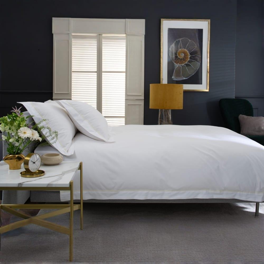 Cream - The Lyndon Company - Hampstead Percale Cotton Duvet Set - 3