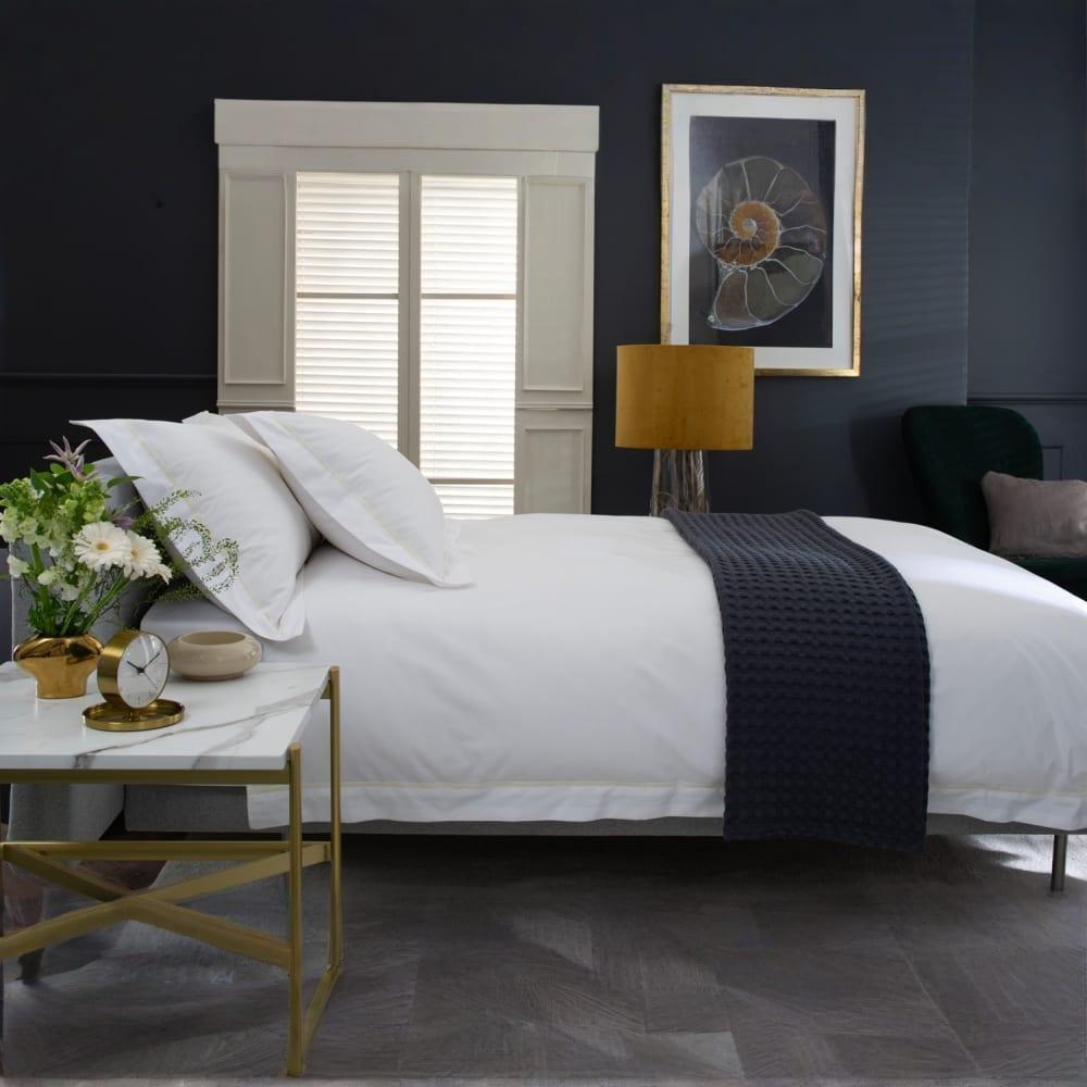 Cream - The Lyndon Company - Hampstead Percale Cotton Duvet Set - 5