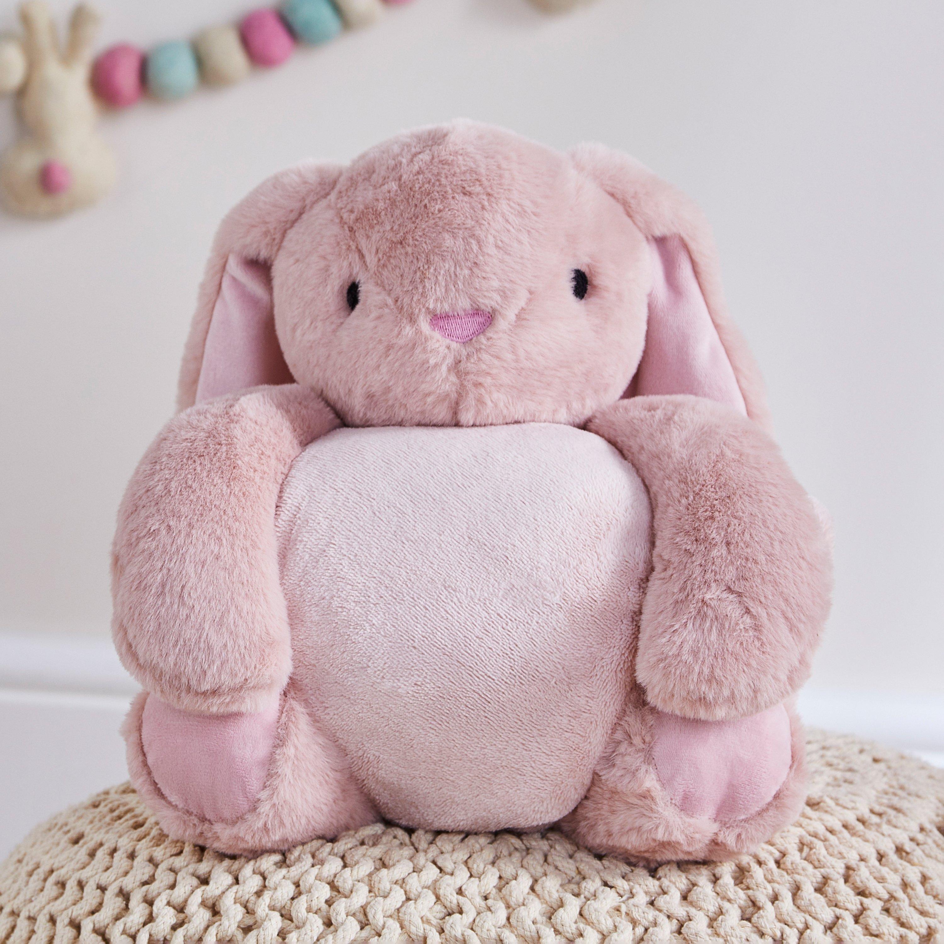 Pink - Toylife - Baby Snuggle Blanket and Plush Gift - 2