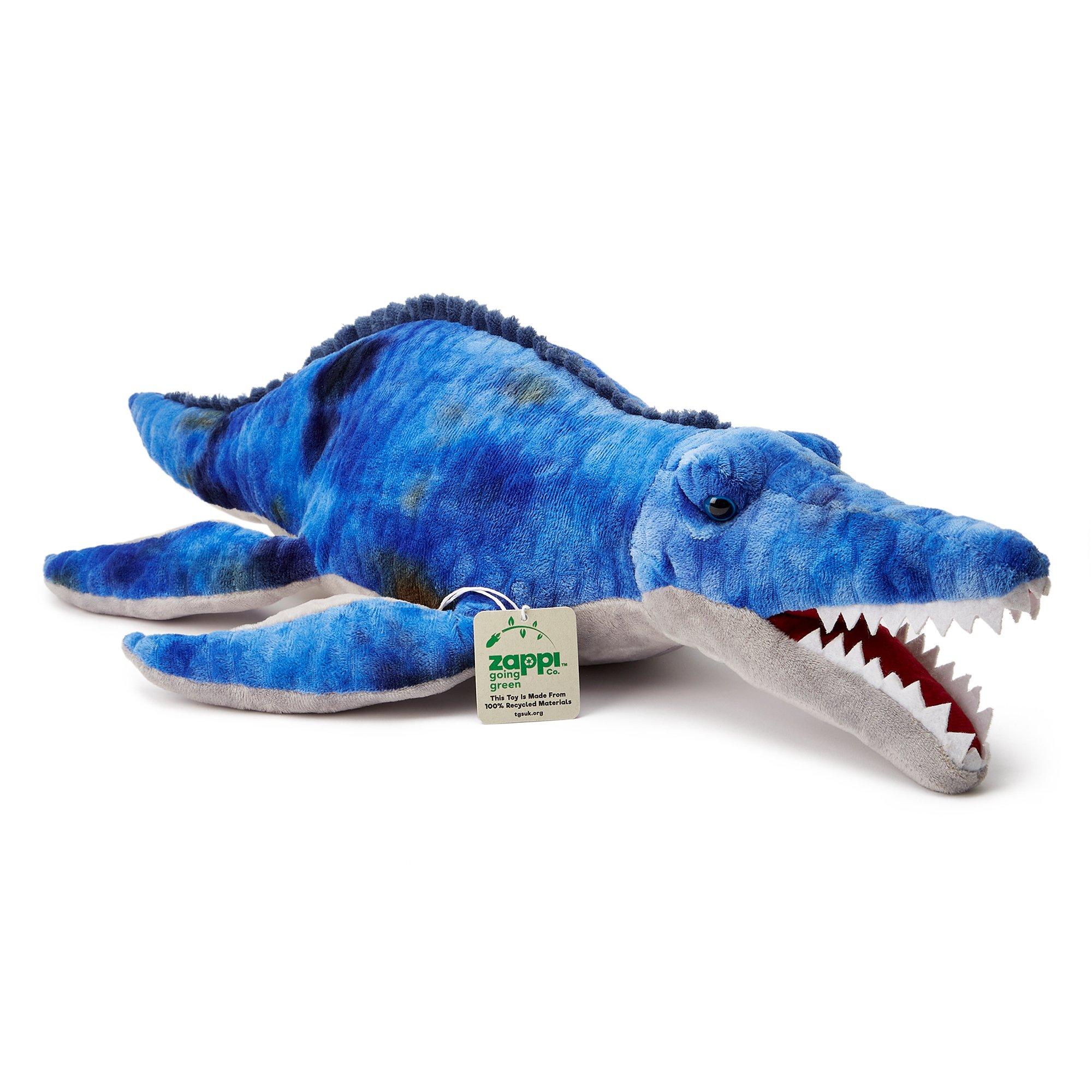 Blu - Zappi Co - Zappi Co Mosasaurus Soft Toy 60 cm ECO - 6