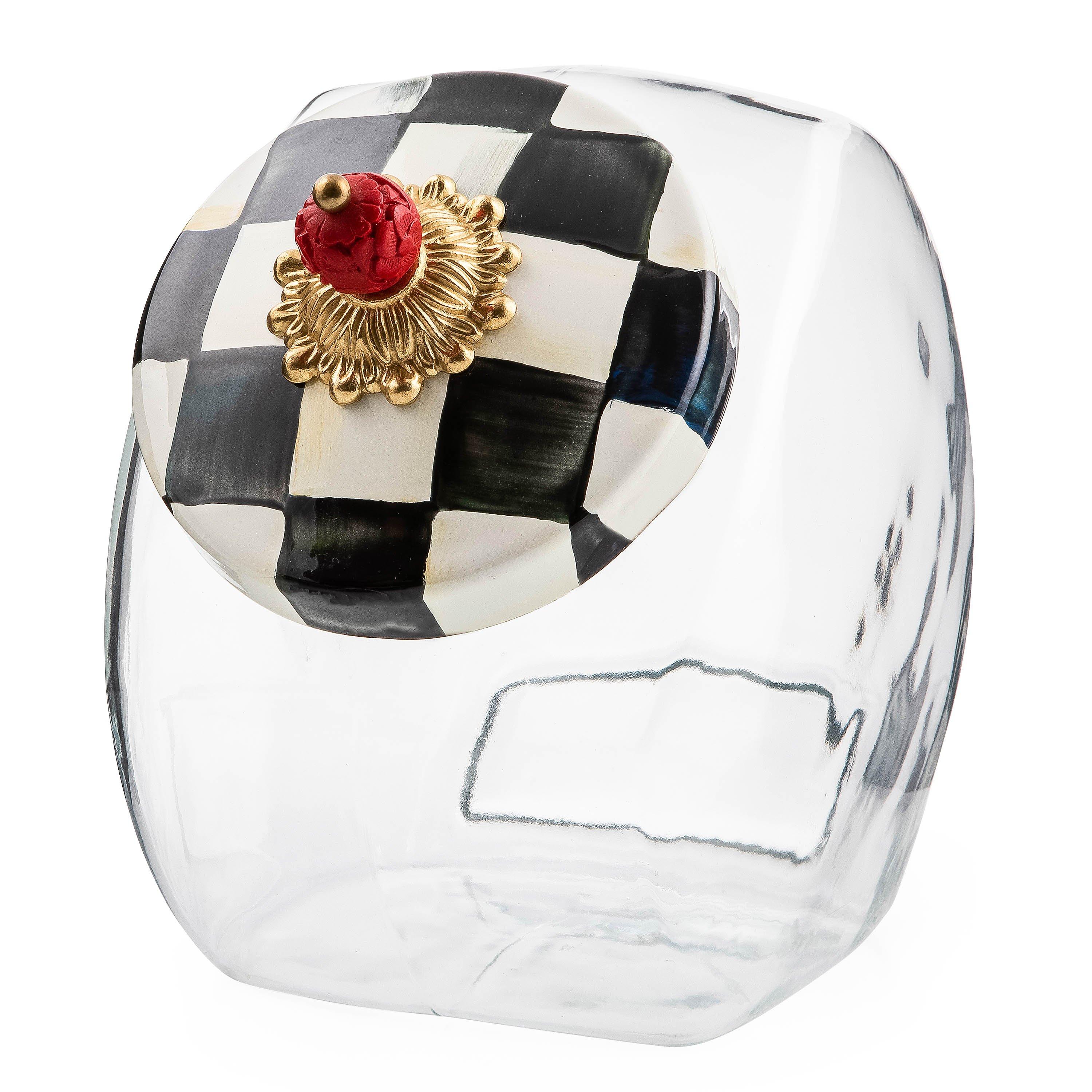 Courtly Check - MacKenzie-Childs - MacKenzi Cookie Jar 00