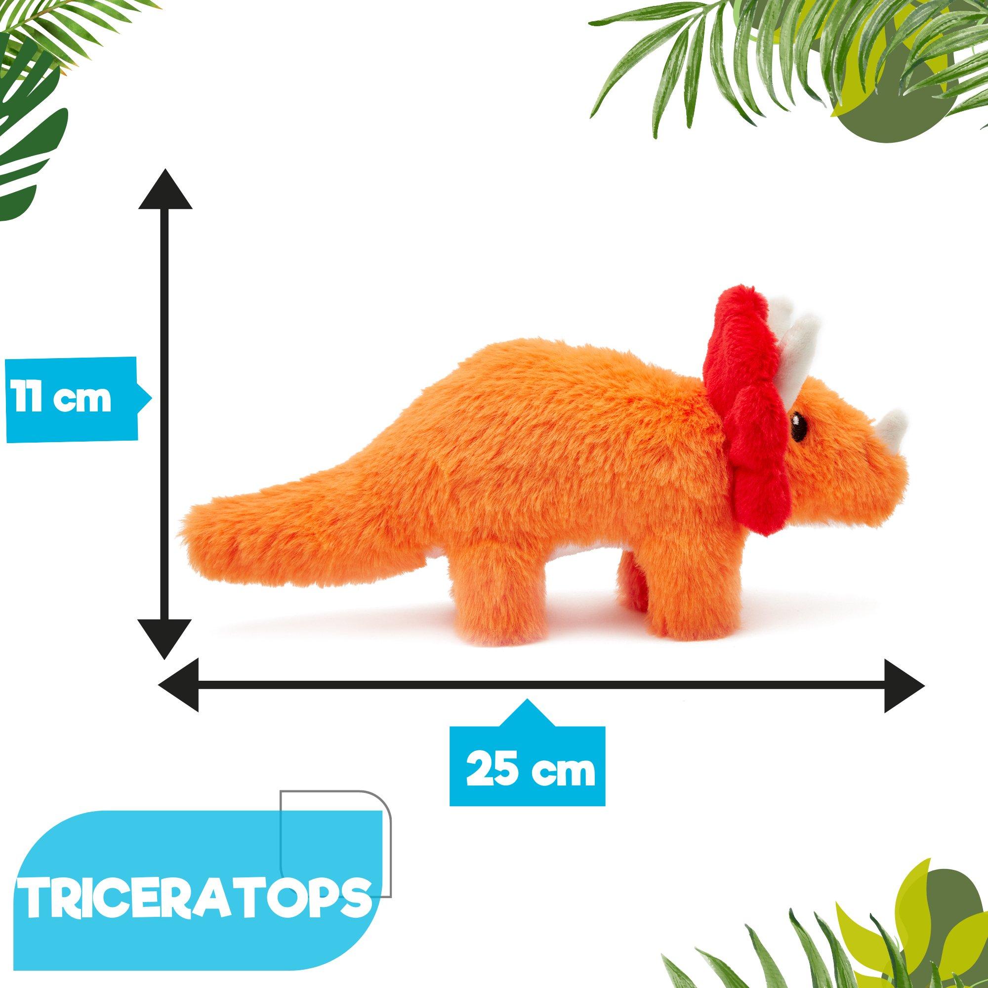 Naranča - Zappi Co - Zappi Co Triceratops Soft Toy 25 cm ECO - 5