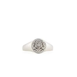 Serge DeNimes Silver Tudor Rose Ring