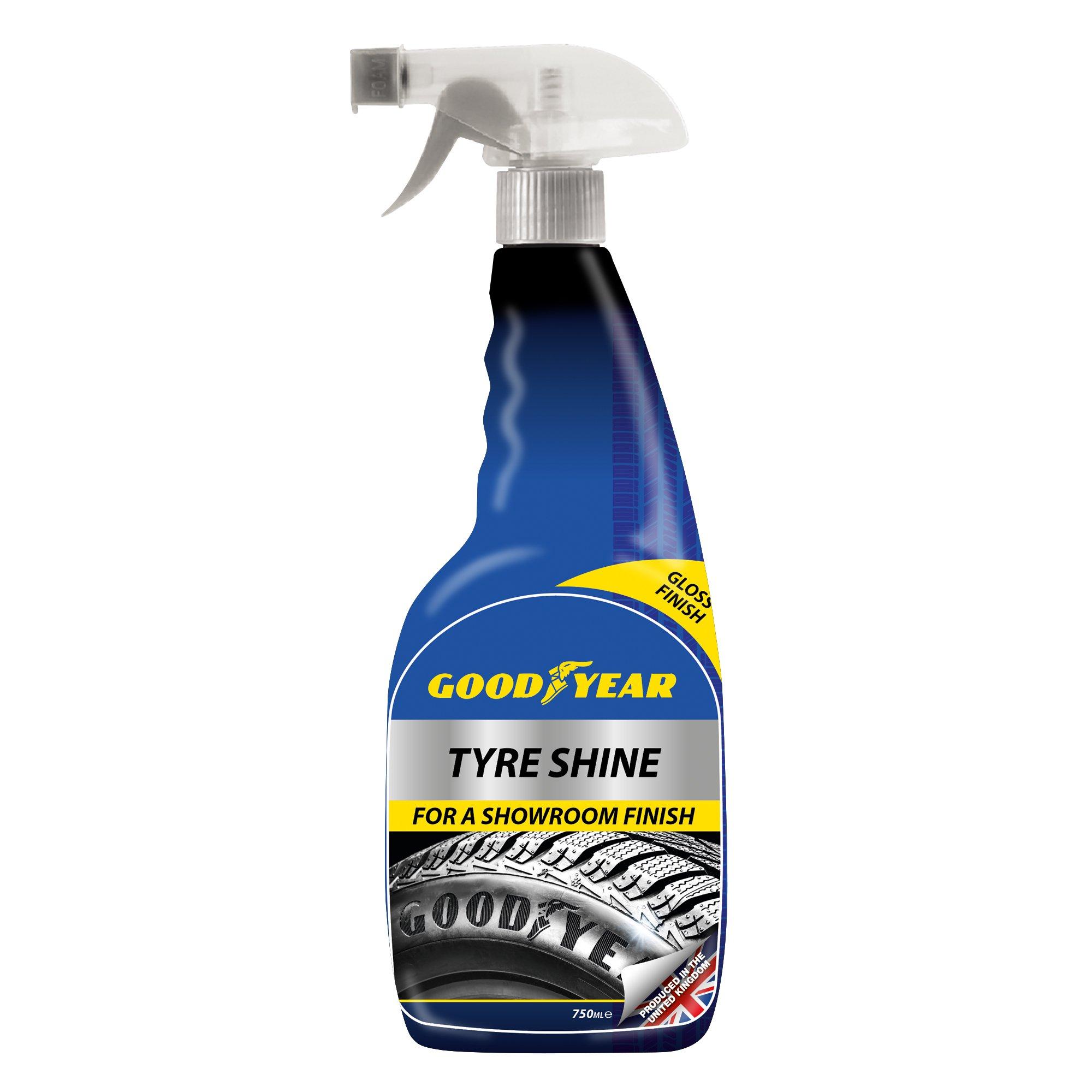 Goodyear  750Ml Tyre Shine Trigger Cleaning Spray - Blue