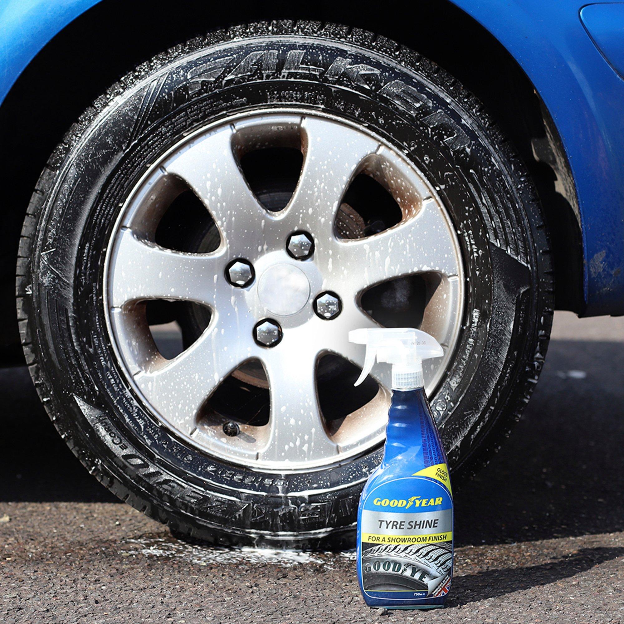 Blue - Goodyear - Goodyear 750ml Tyre Shine trigger cleaning spray - 3