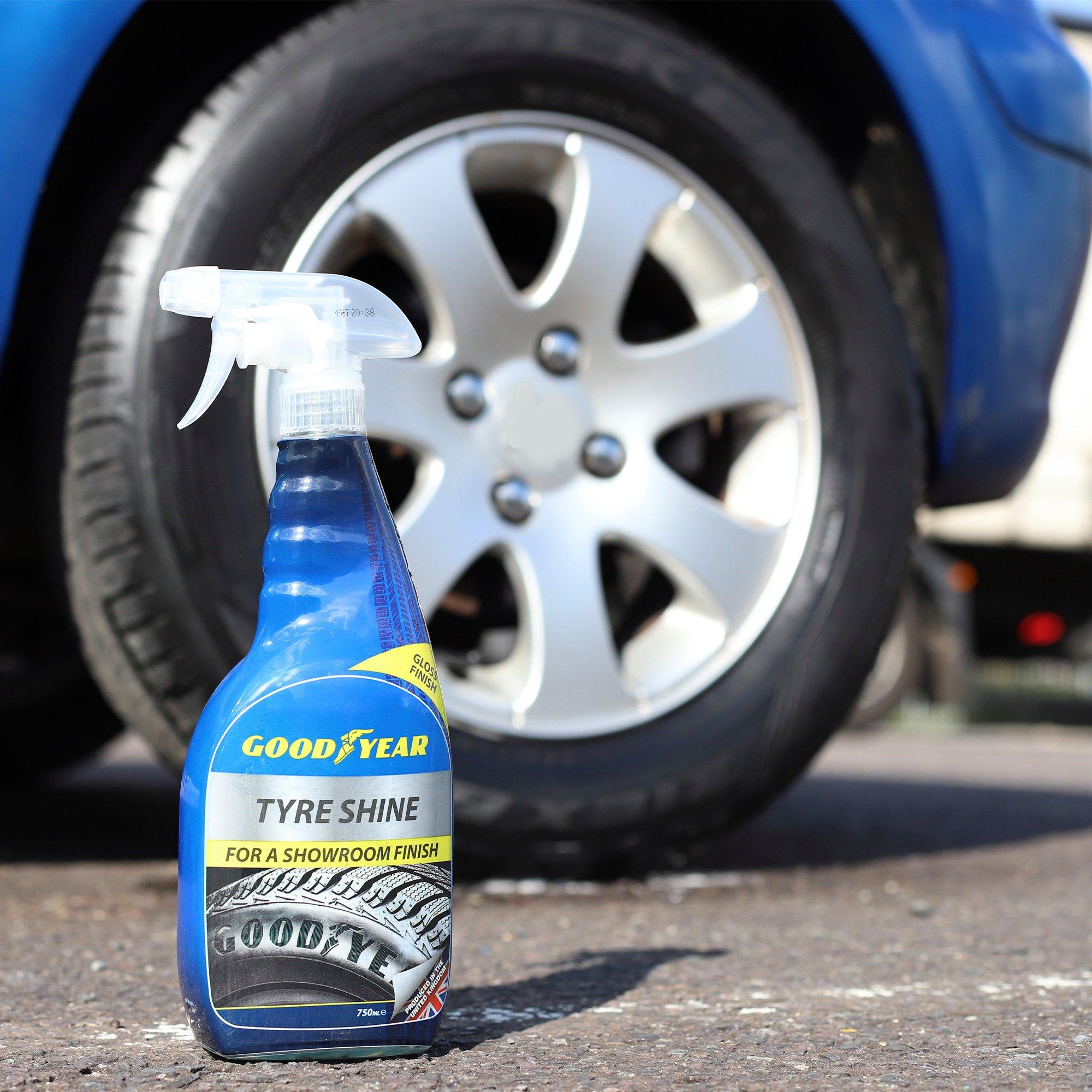 Blue - Goodyear - Goodyear 750ml Tyre Shine trigger cleaning spray - 4