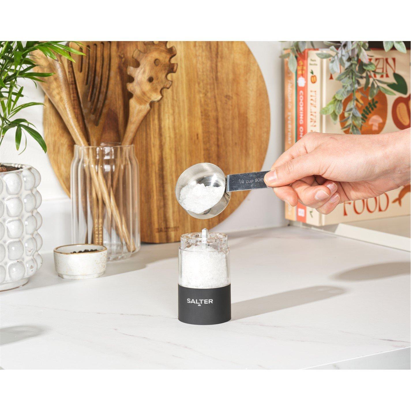 Black - Salter - Electronic Salt & Pepper Mills - Matt Black - 6