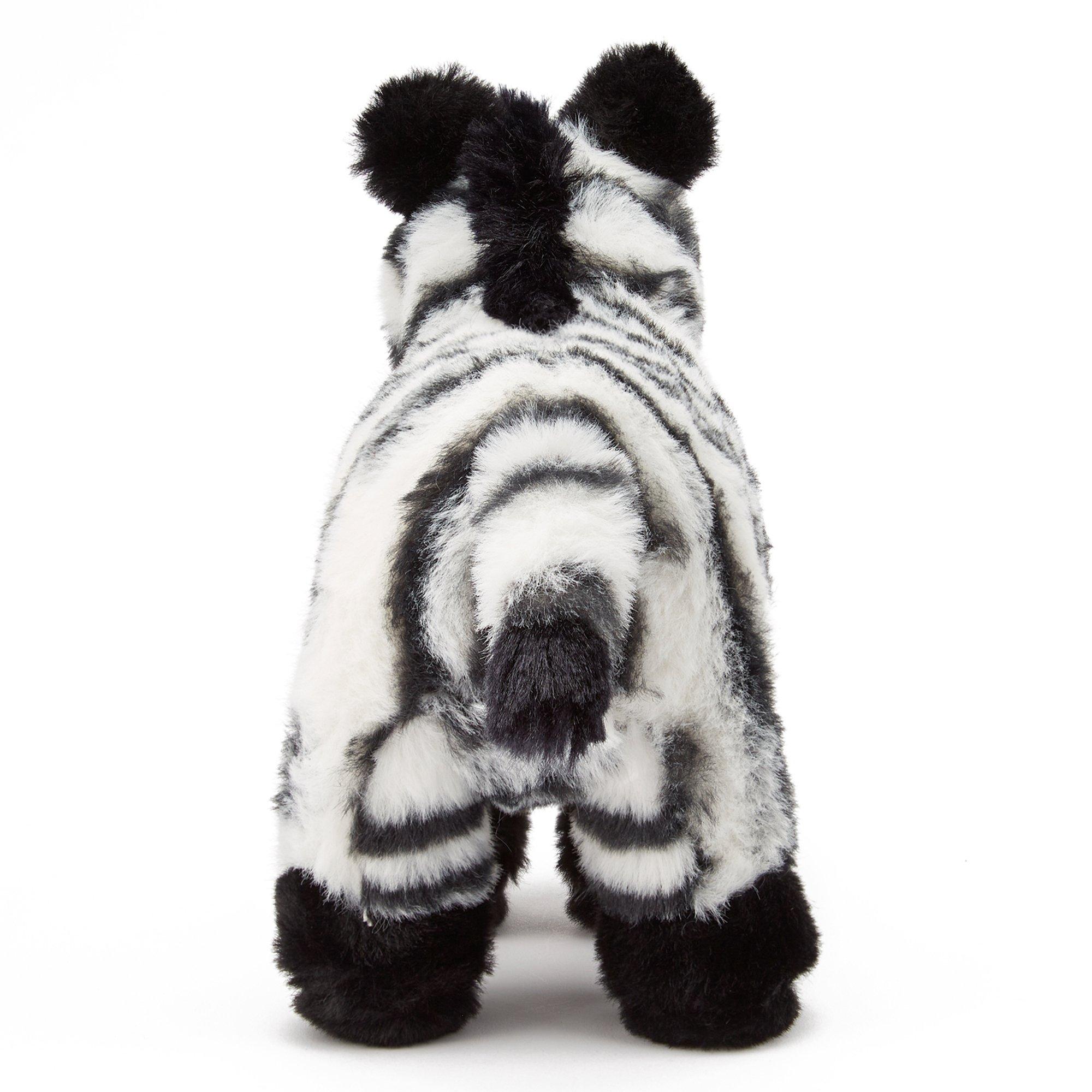 Multi - Zappi Co - Zappi Co Zebra Soft Toy 23 cm ECO - 4