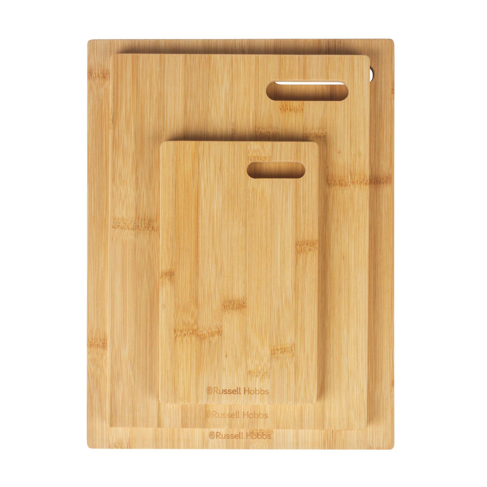 Brown - Russell Hobbs - RH 3Pc Bamboo Board Se 00 - 2