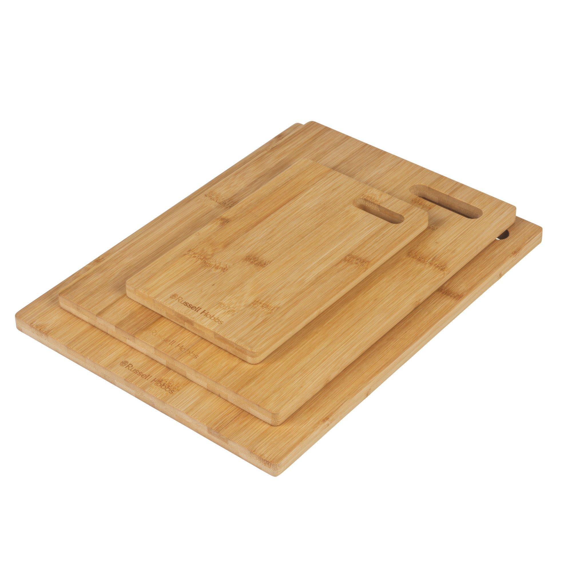 Brown - Russell Hobbs - RH 3Pc Bamboo Board Se 00 - 3