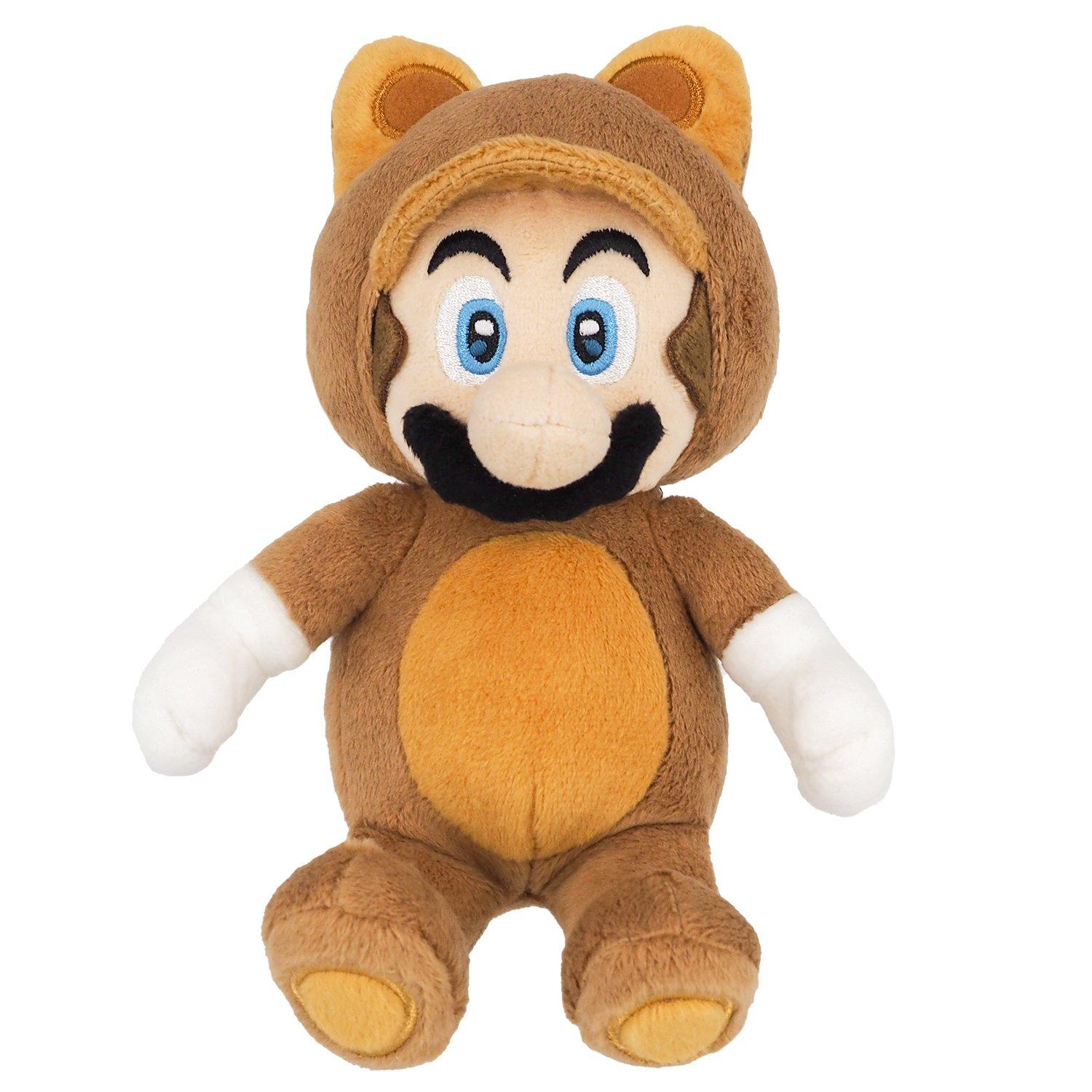 San-ei - Super Mario - Official Mario Tanooki Plush (22cm) - 1