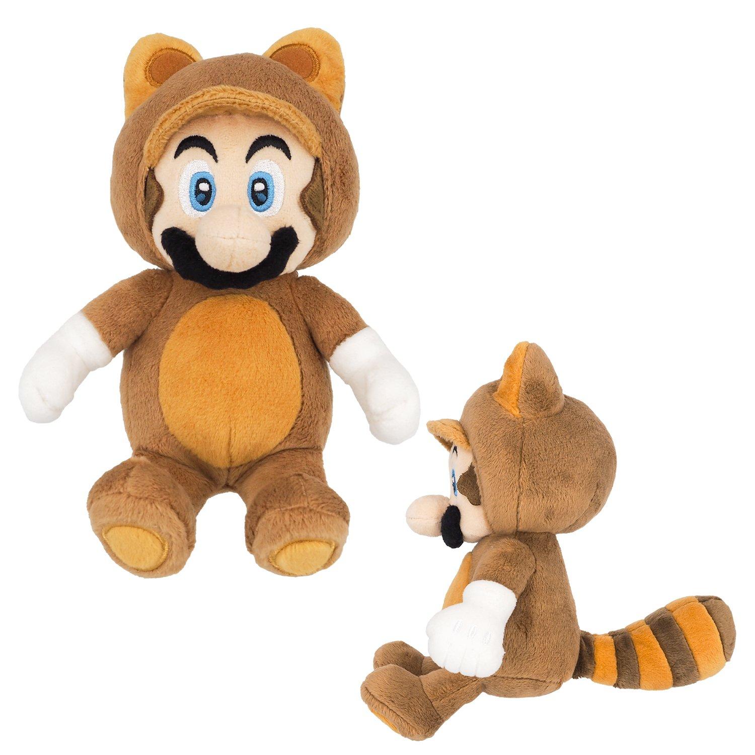 San-ei - Super Mario - Official Mario Tanooki Plush (22cm) - 4