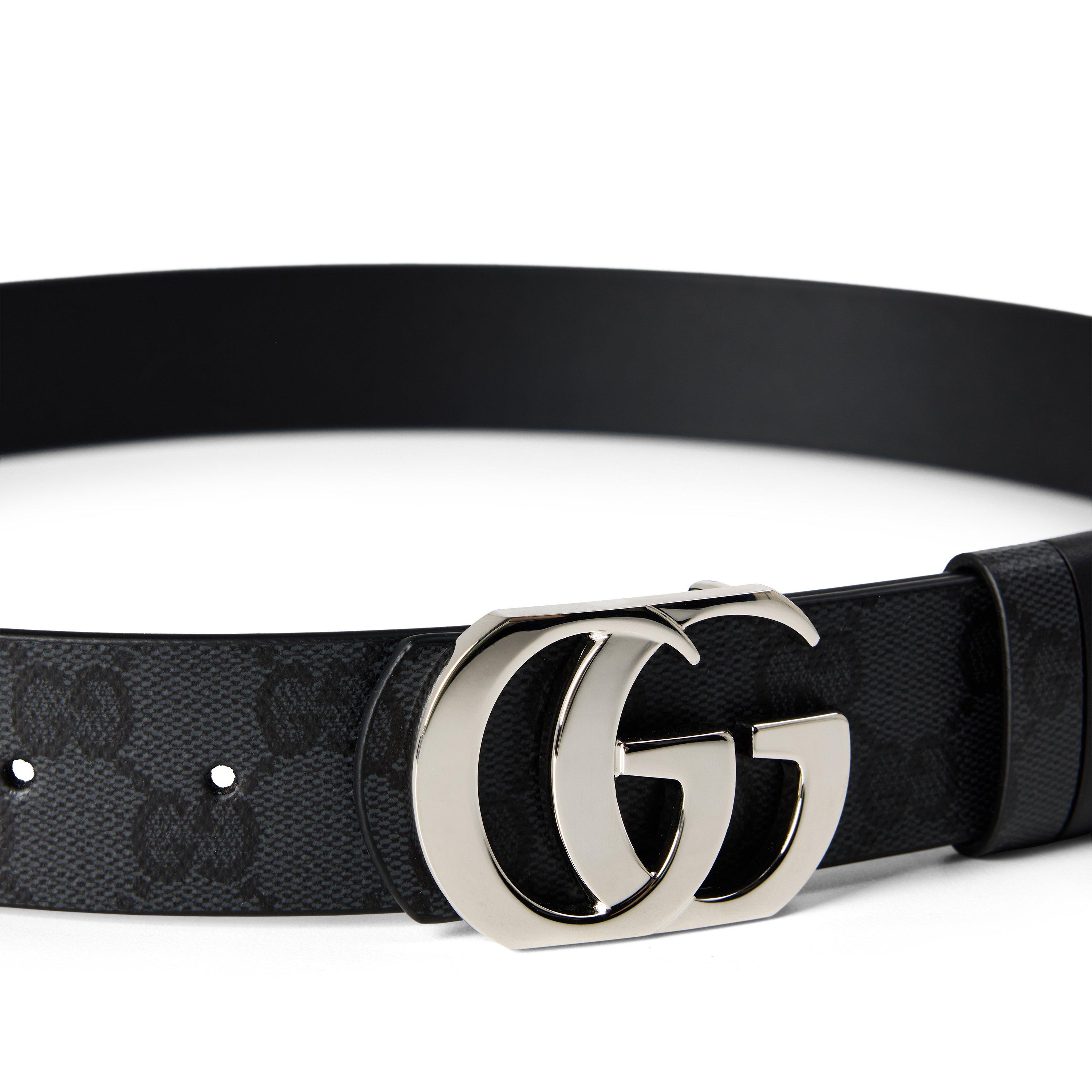 Silver/Black - Gucci - Gucci Marmont Belt Sn64 - 3