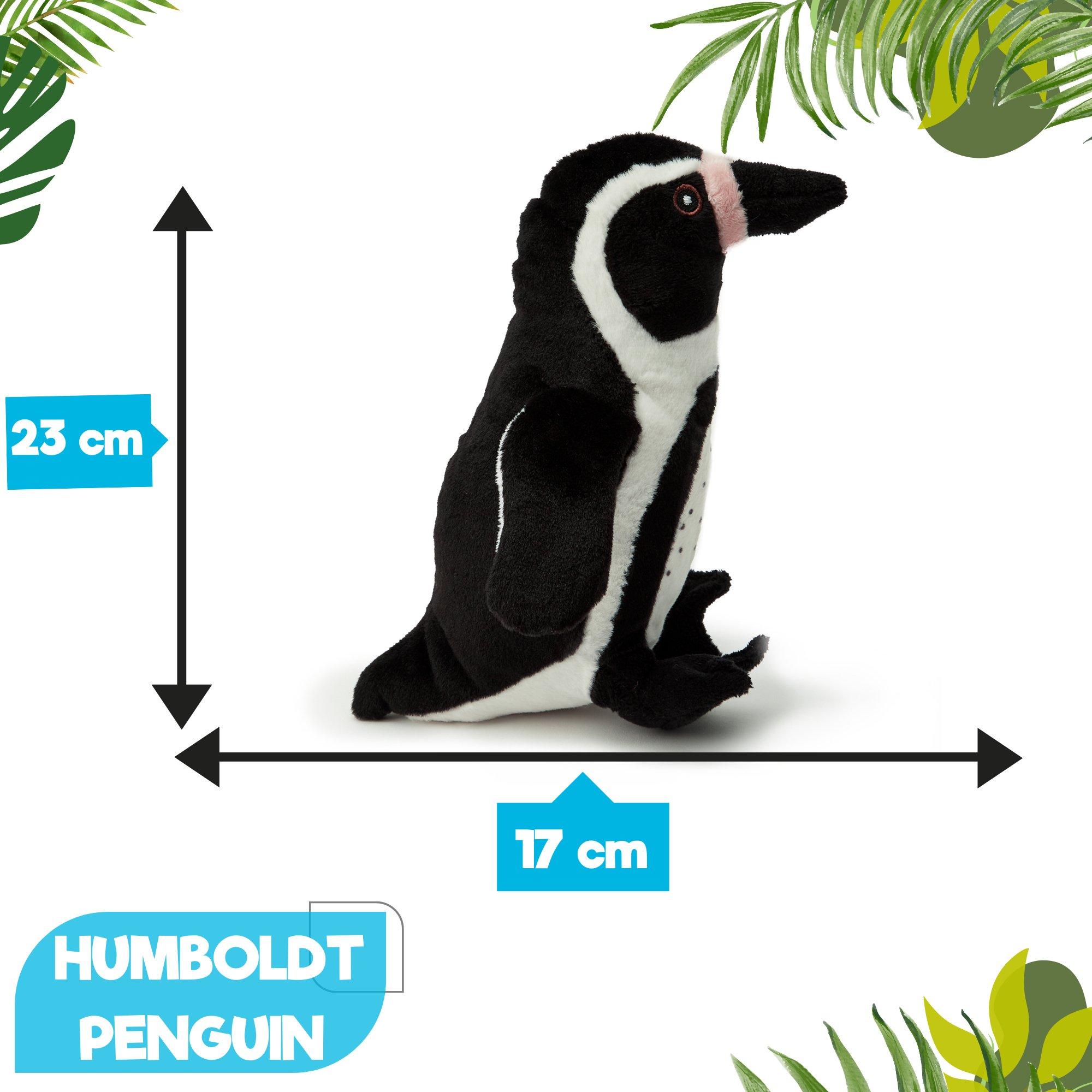 Crna - Zappi Co - Zappi Co Humboldt Penguin Soft Toy 23 cm ECO - 5