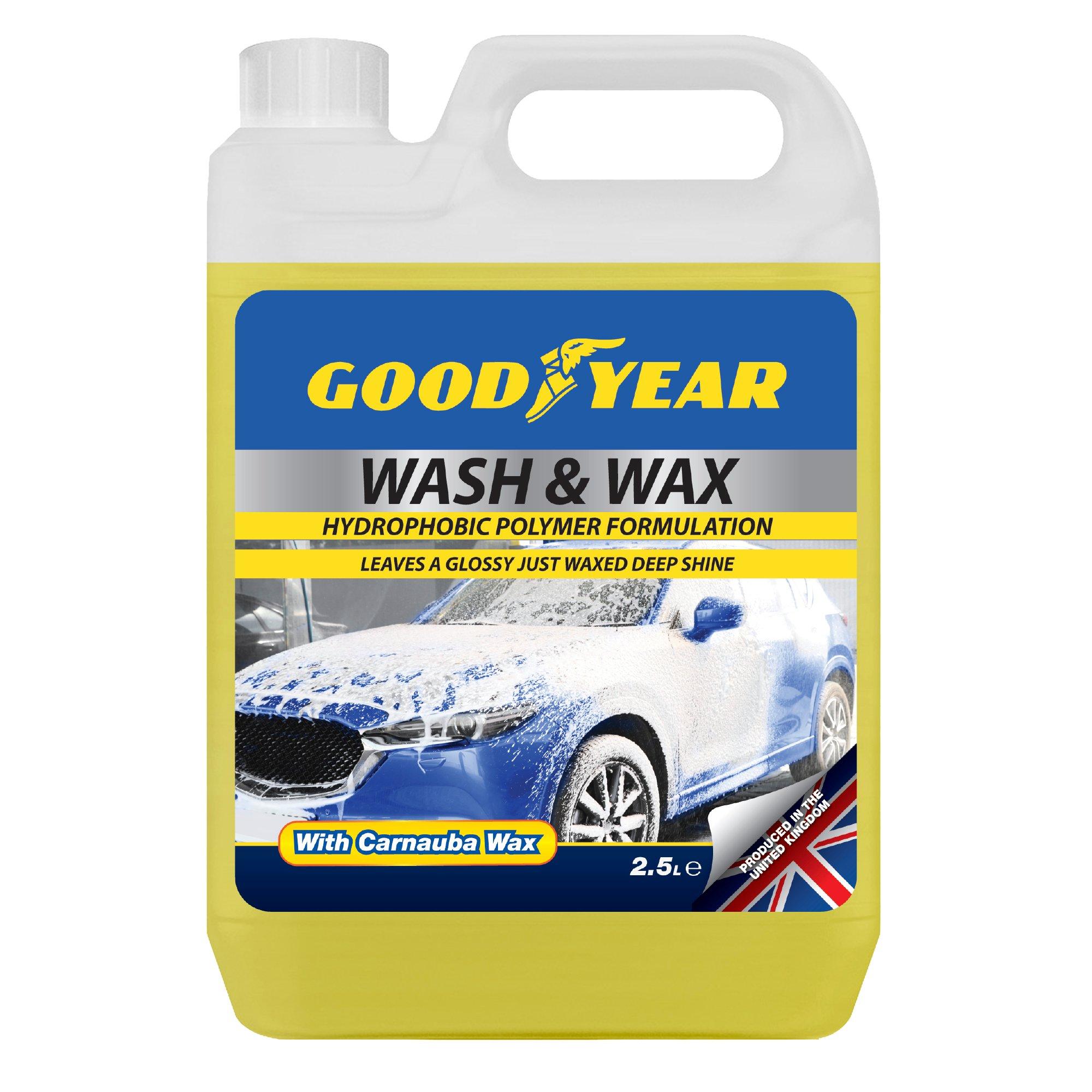 Yellow - Goodyear - Goodyear 2.5 Litre Wash & Wax - 1