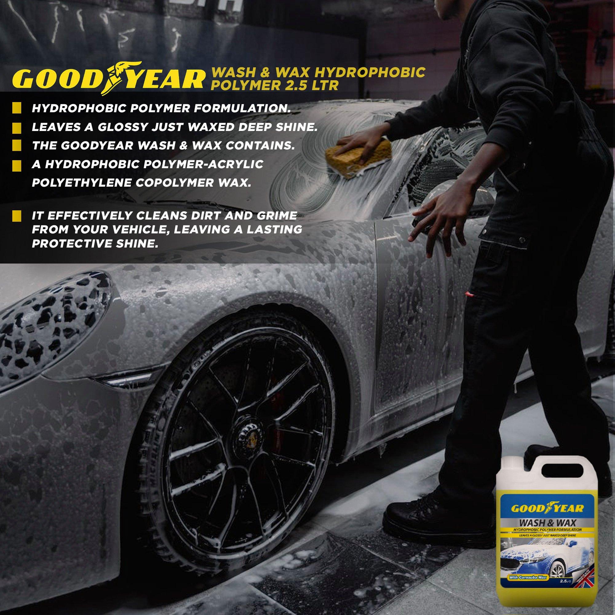 Yellow - Goodyear - Goodyear 2.5 Litre Wash & Wax - 5