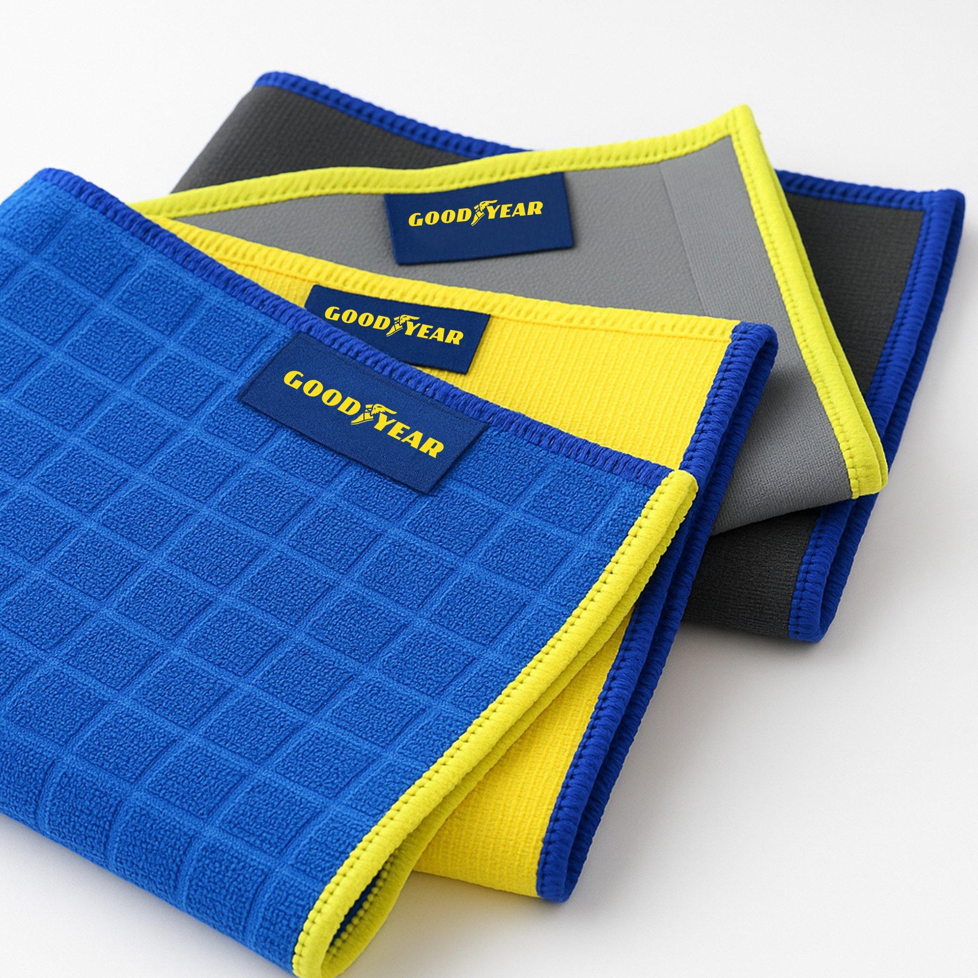 Multi - Goodyear - Goodyear 4 Piece Microfibre Cloth Set - 4
