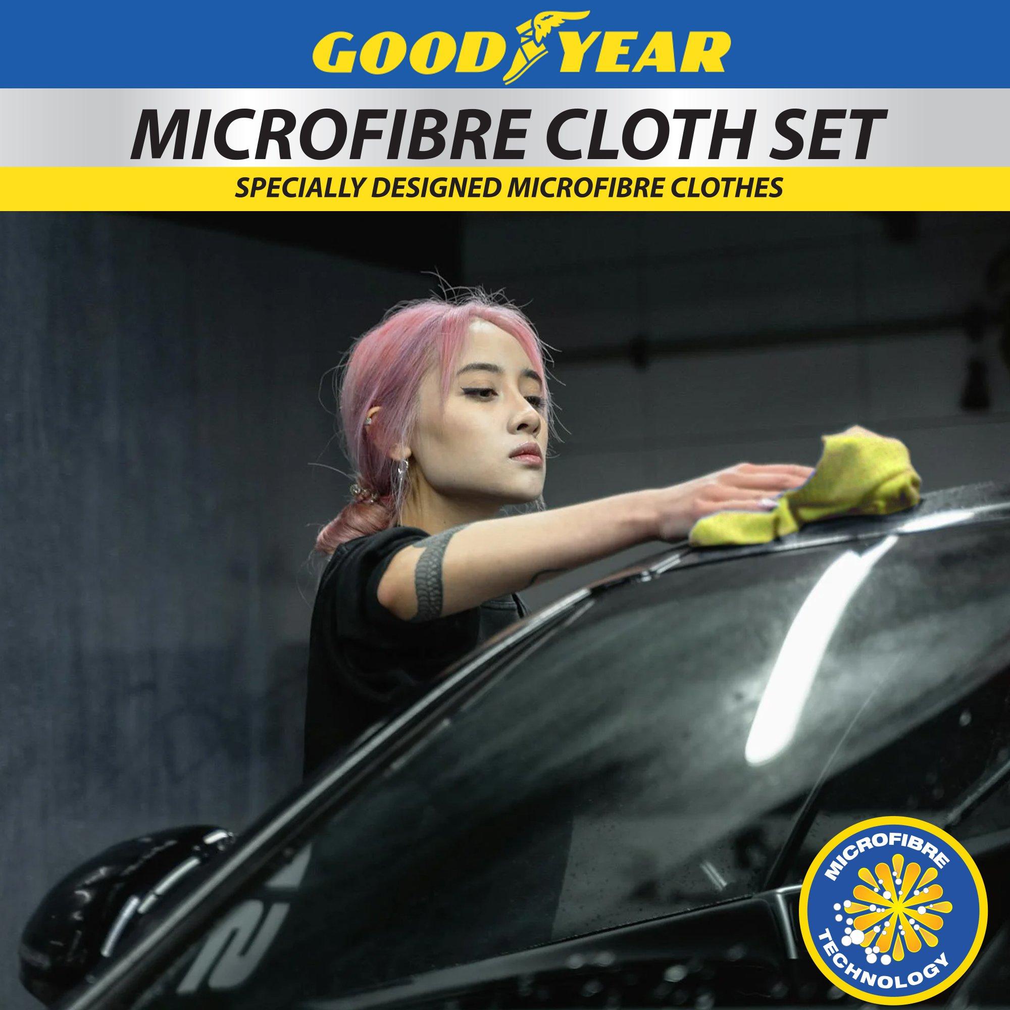 Multi - Goodyear - Goodyear 4 Piece Microfibre Cloth Set - 5