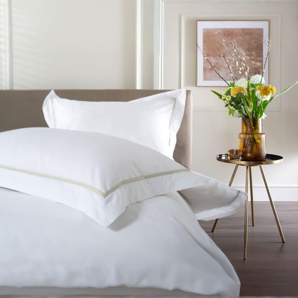 Stone - The Lyndon Company - Hampstead Percale Cotton Duvet Set - 3