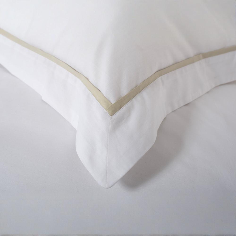 Stone - The Lyndon Company - Hampstead Percale Cotton Duvet Set - 4