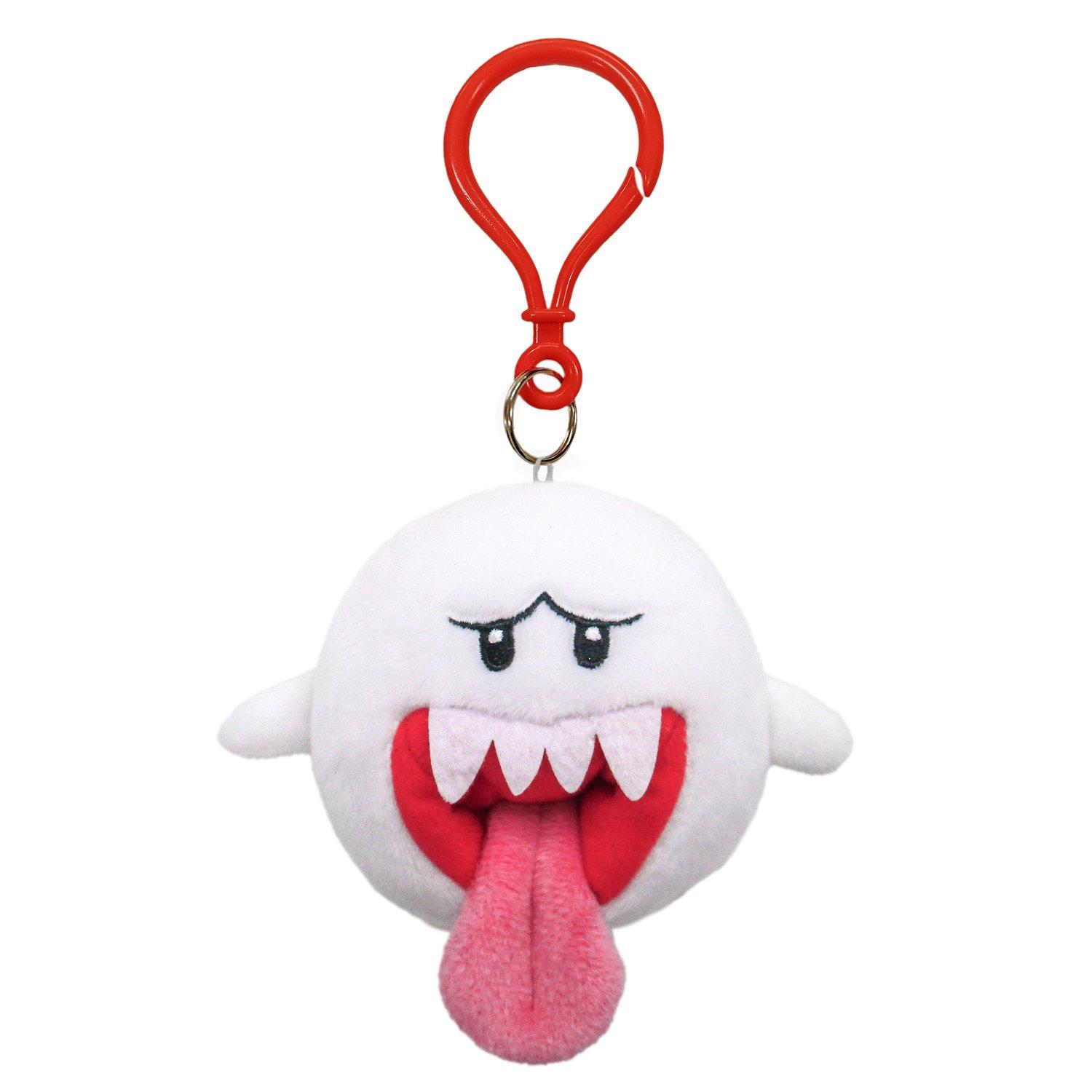 San-ei - Super Mario - Boo Plush Keychain - 1