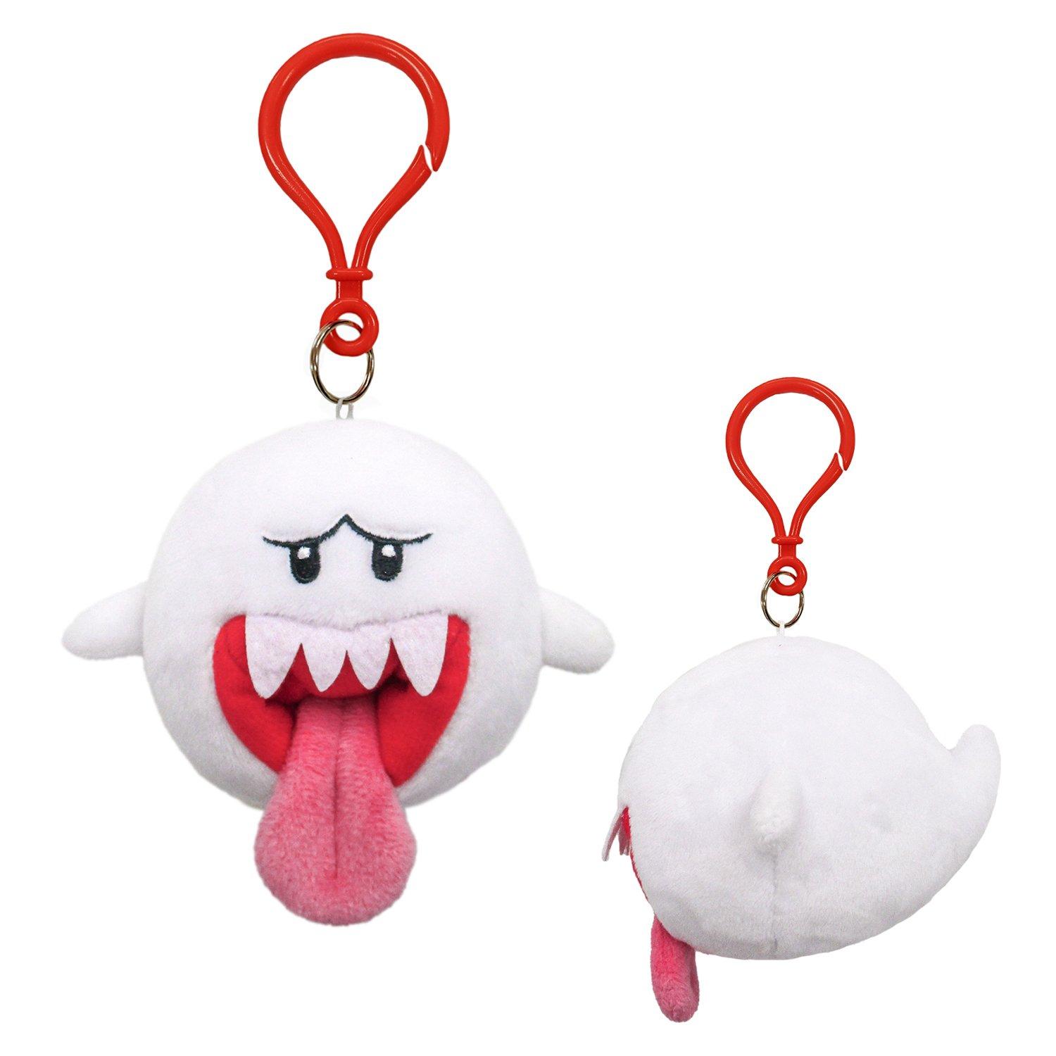 San-ei - Super Mario - Boo Plush Keychain - 4