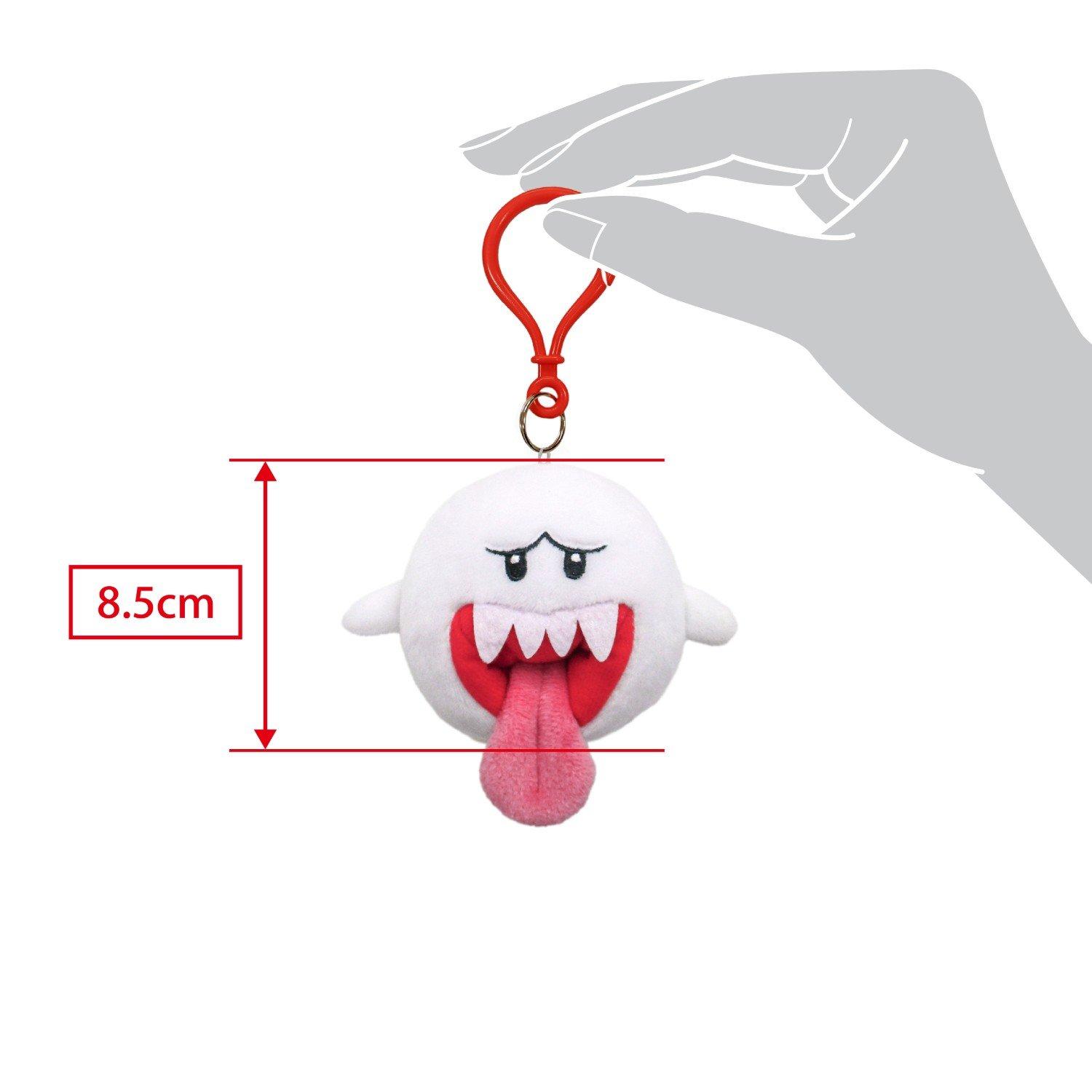 San-ei - Super Mario - Boo Plush Keychain - 5