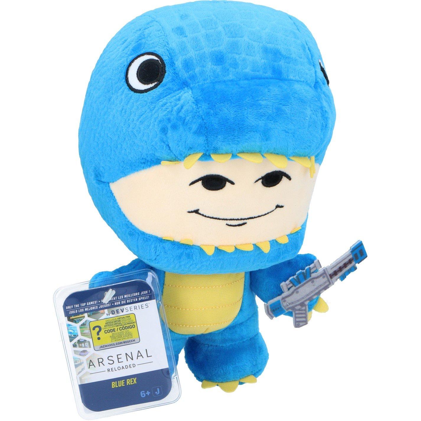 20cm - Edco - Blue Rex Plush Toy - 3