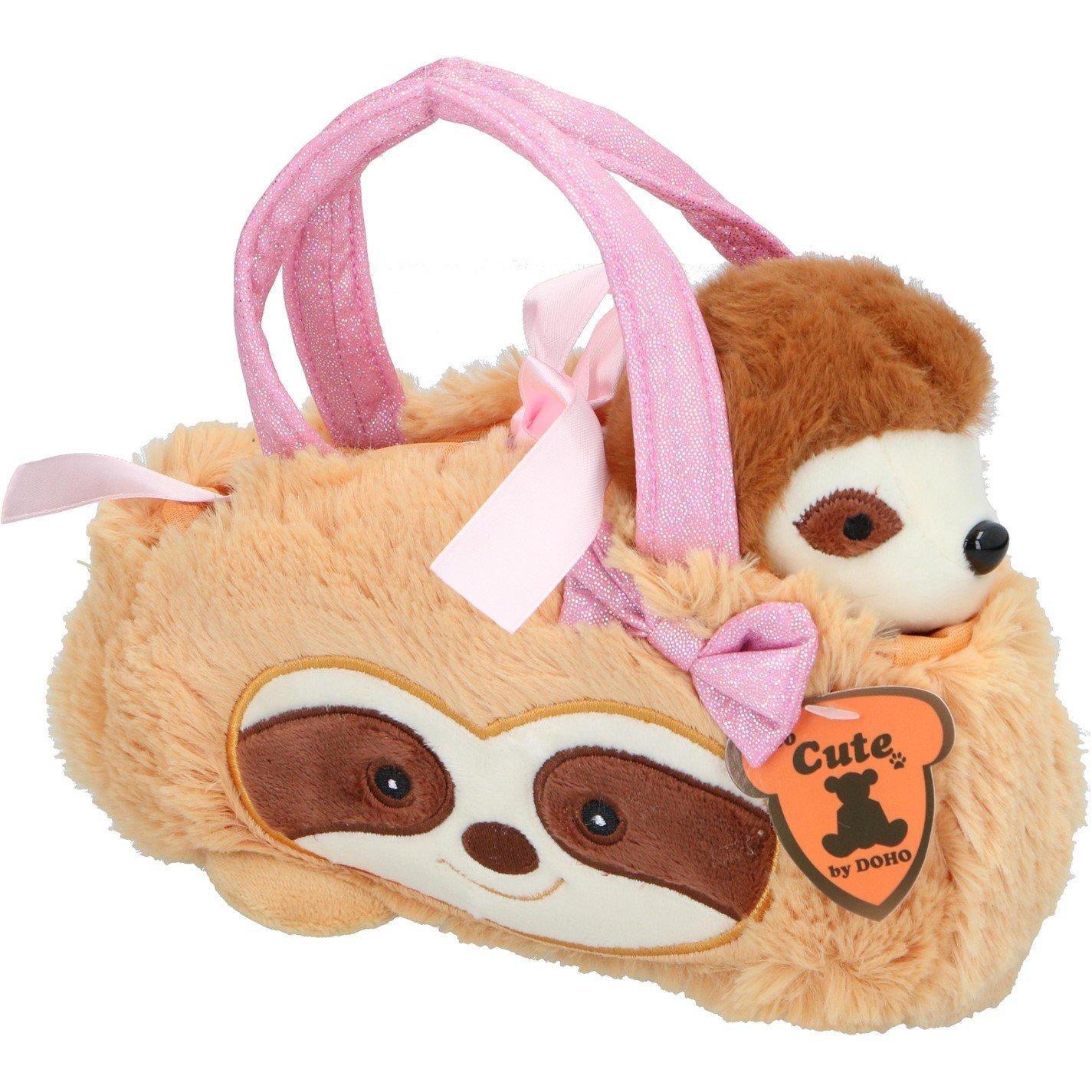 18cm - Edco - Plush Sloth Handbag 18cm - 1