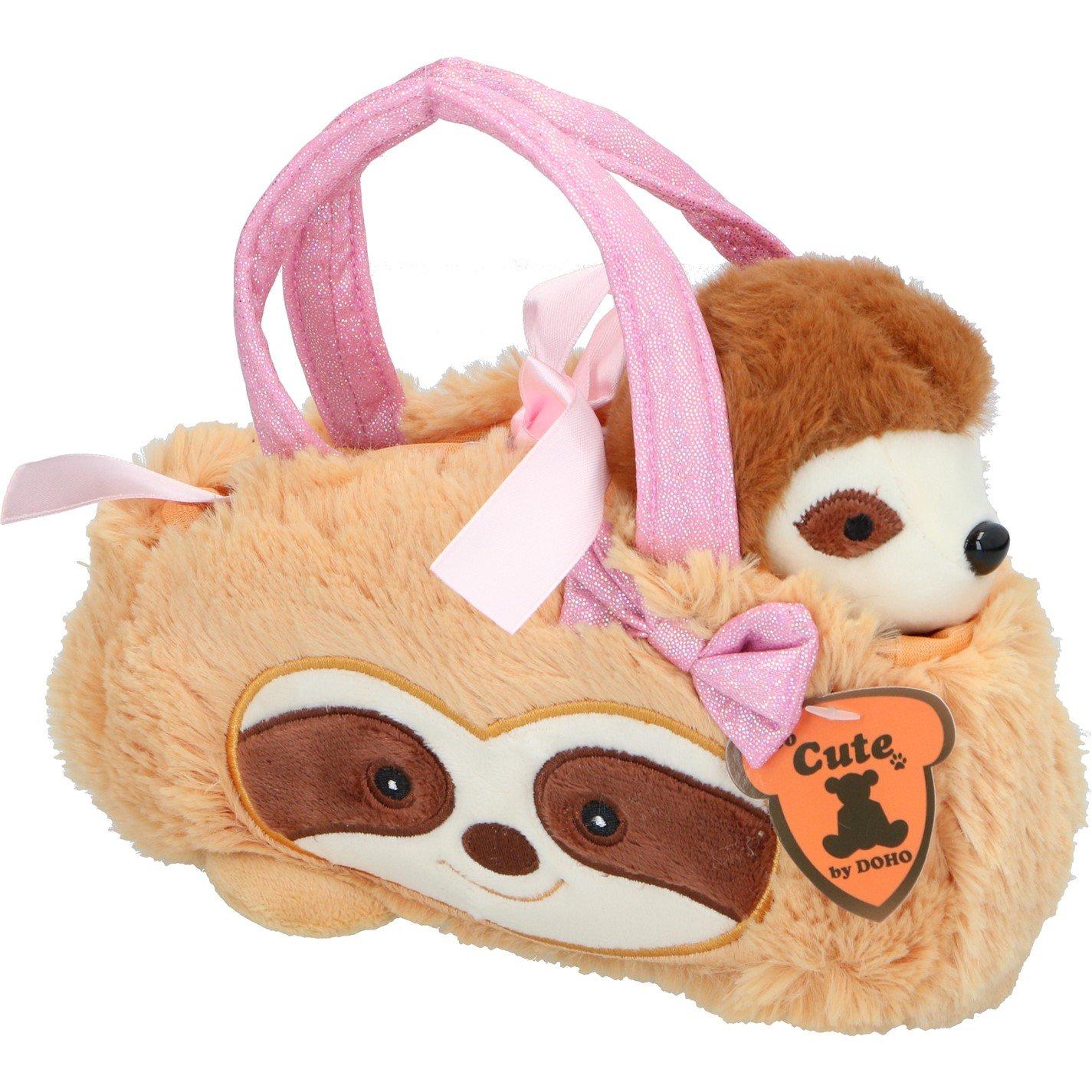 18cm - Edco - Plush Sloth Handbag 18cm - 3