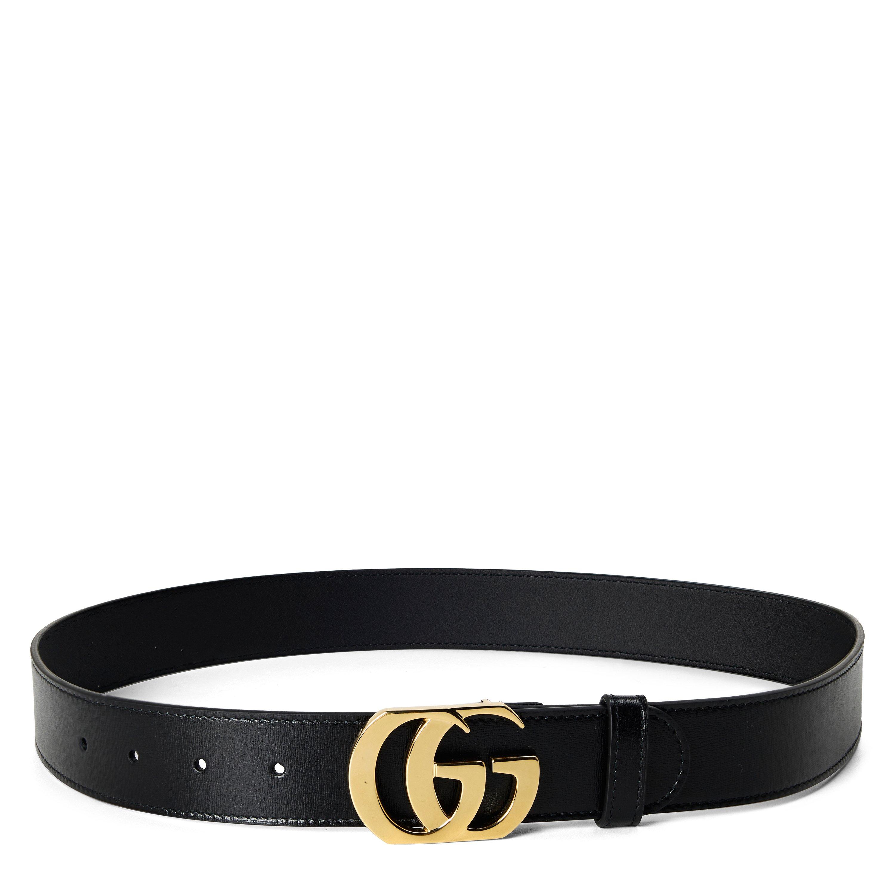 Gucci Gucci Marmont Belt Sn64 - Gold/Black - Size 90