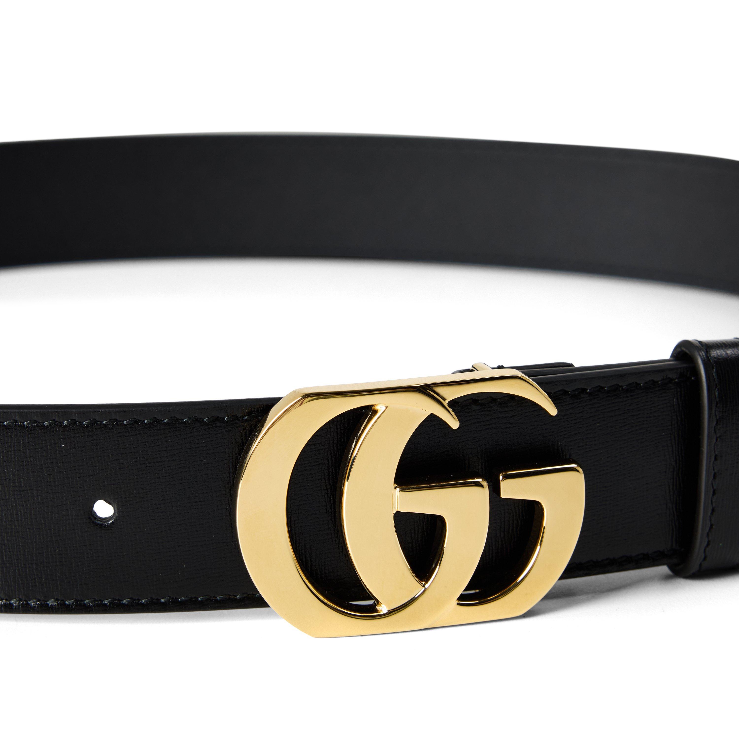 Gold/Black - Gucci - Gucci Marmont Belt Sn64 - 3