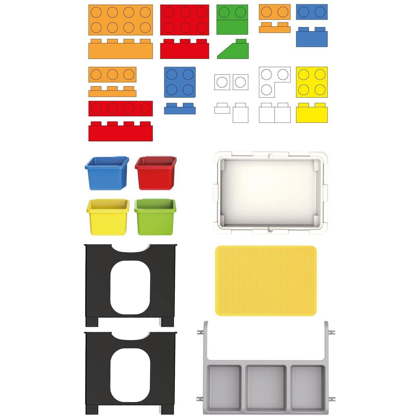 Multi - Eddy Toys - Black Building Blocks - 3