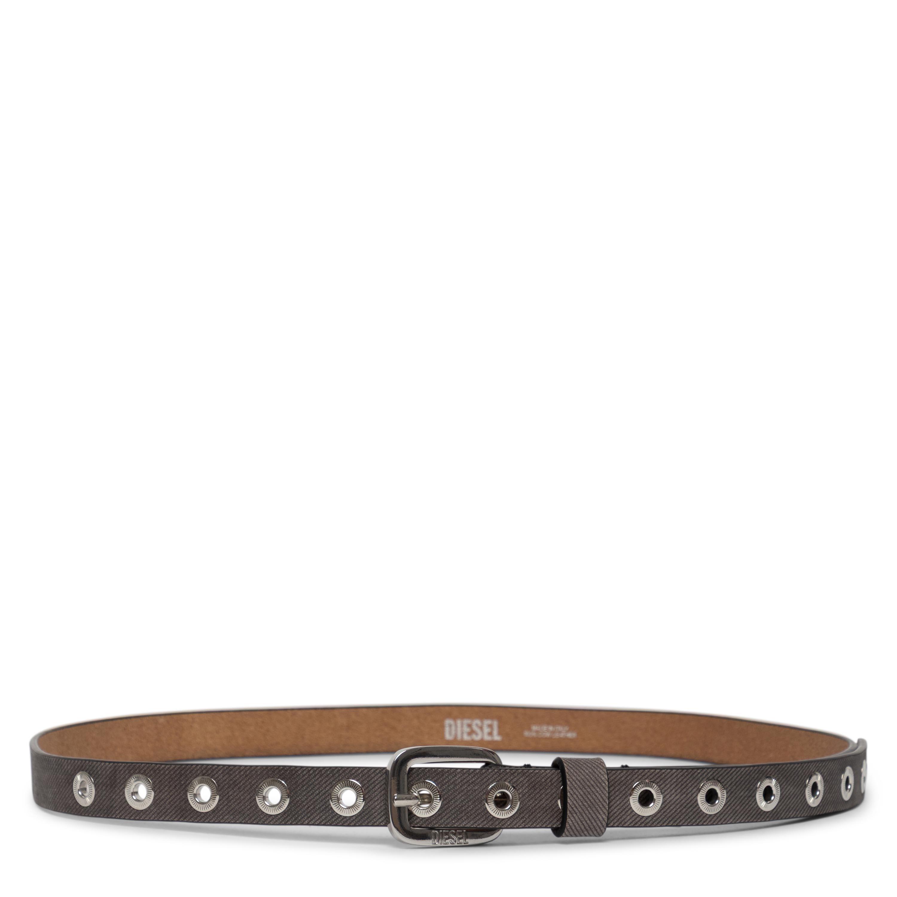 Black - Diesel - Men's B-D Stud 40 Leather Belt - 1