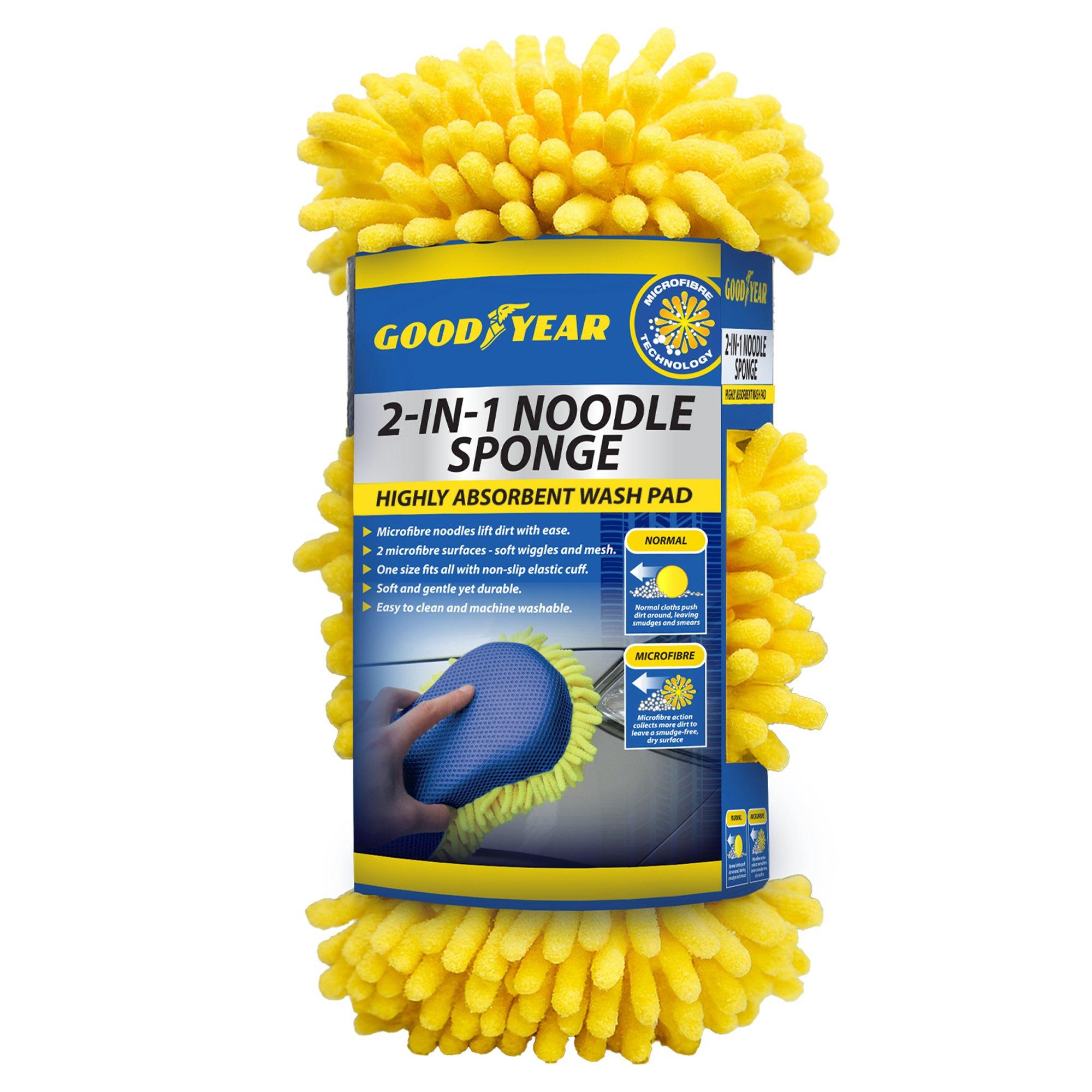 Yellow - Goodyear - Goodyear 2 in 1 NOODLE SPONGE VALET - 2