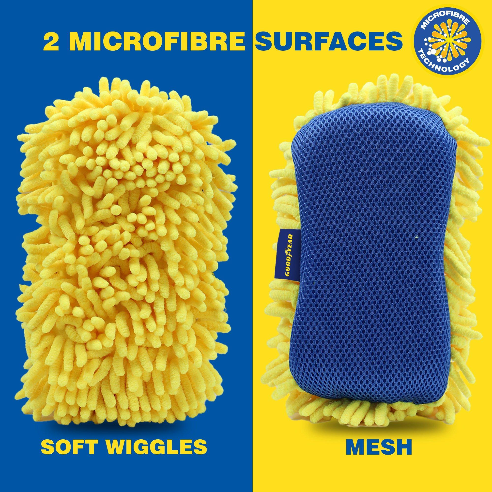 Yellow - Goodyear - Goodyear 2 in 1 NOODLE SPONGE VALET - 4