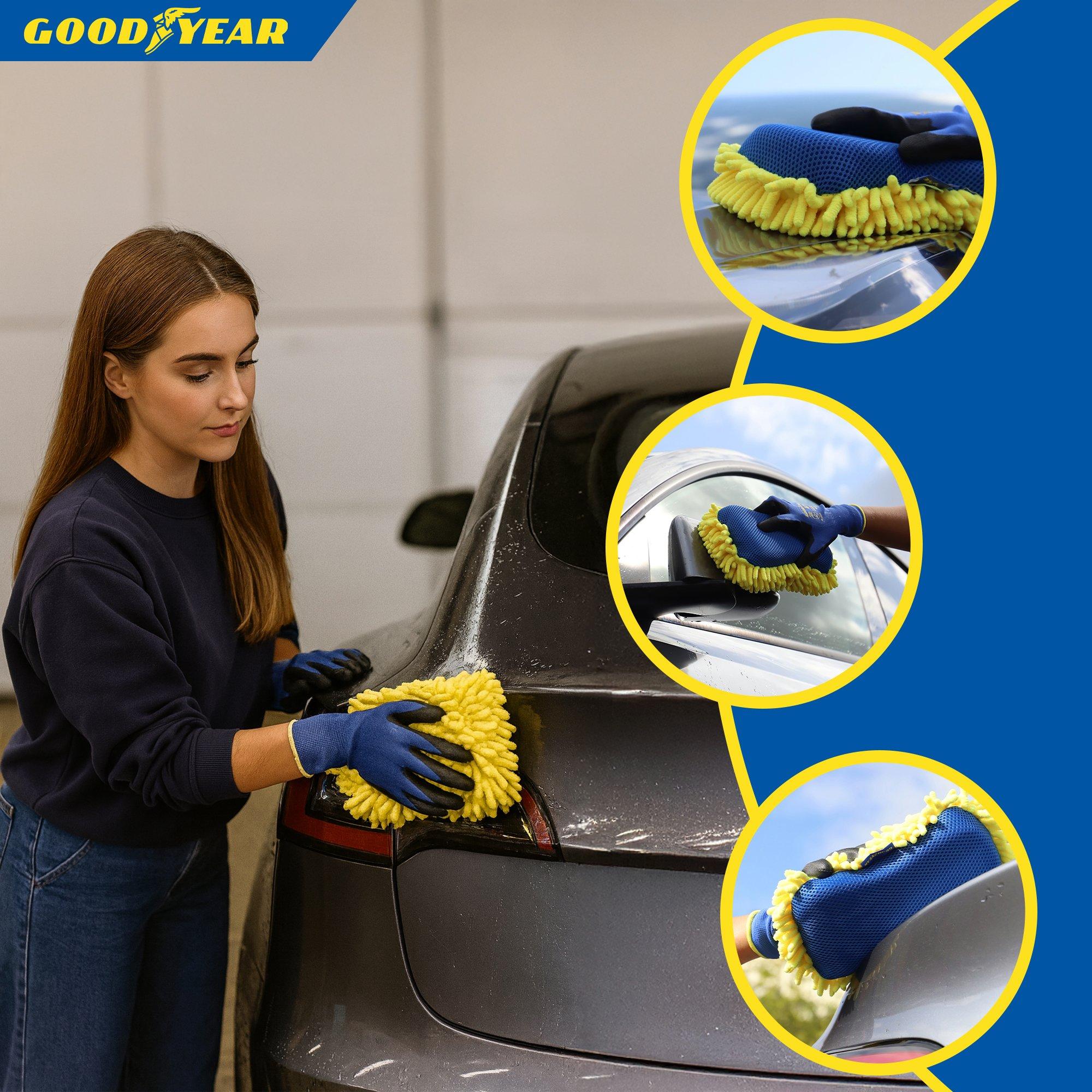 Yellow - Goodyear - Goodyear 2 in 1 NOODLE SPONGE VALET - 5