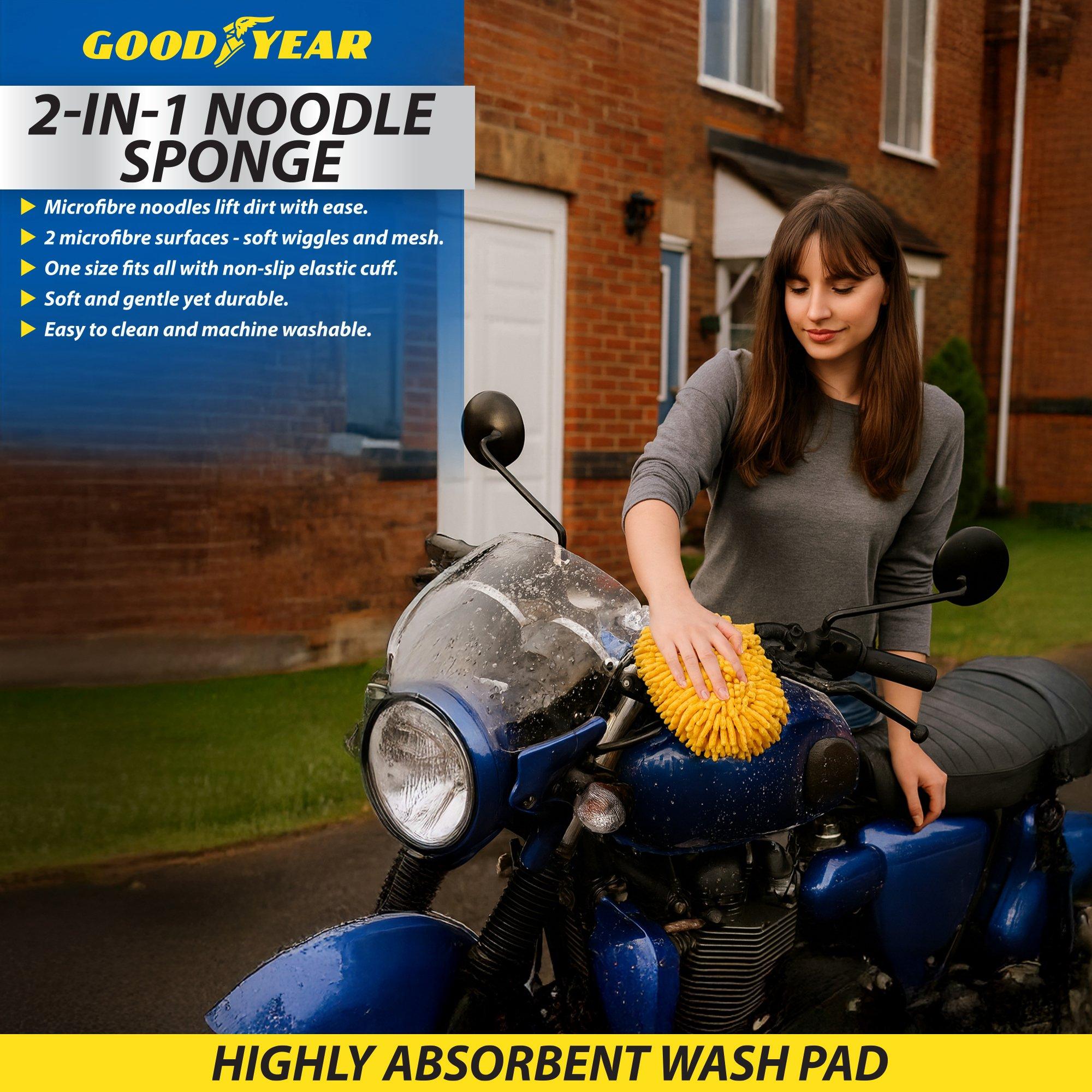 Yellow - Goodyear - Goodyear 2 in 1 NOODLE SPONGE VALET - 6