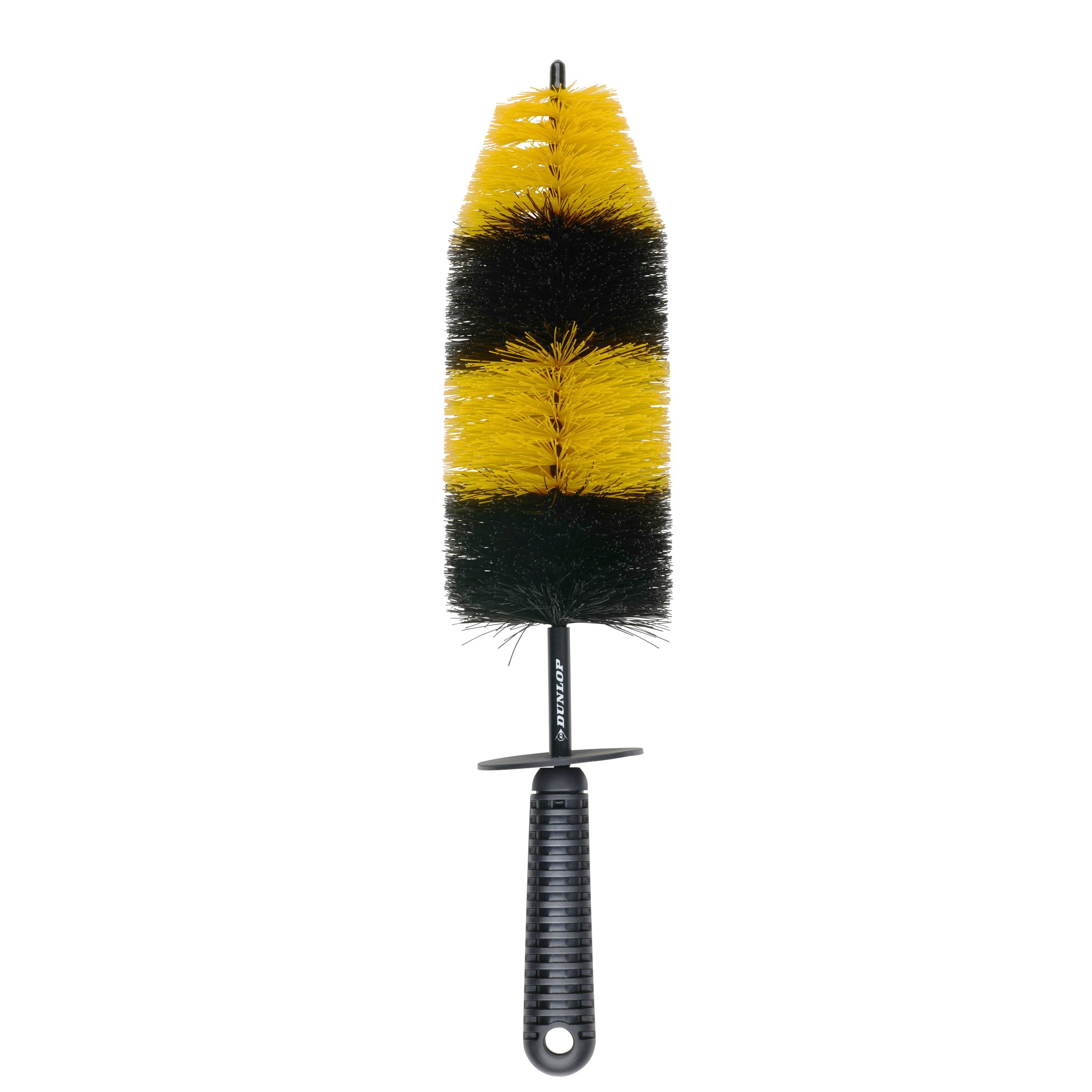 Black/Yellow - Dunlop - Car Cleaning Wheel Brush - 1