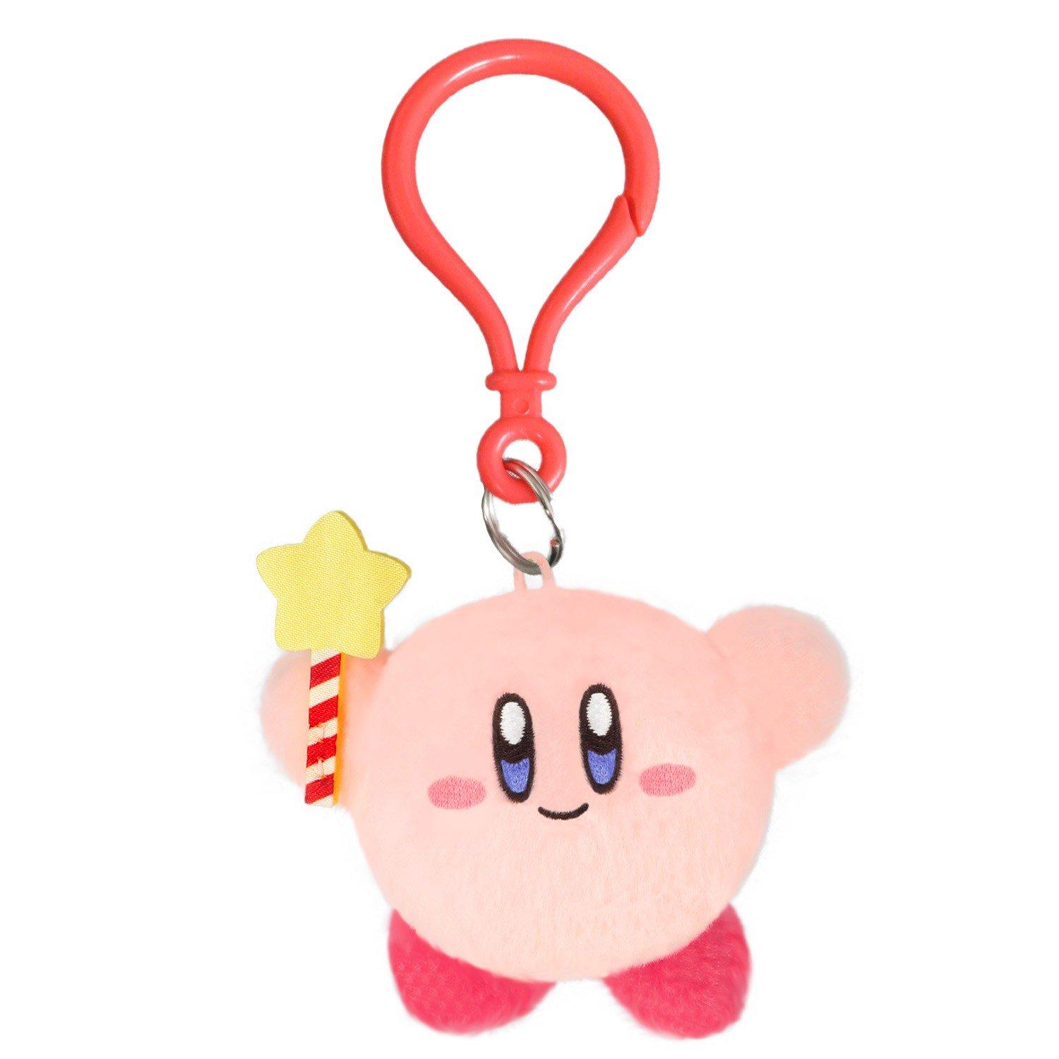 San-ei - Super Mario - Kirby Star Rod Plush Keychain - 1