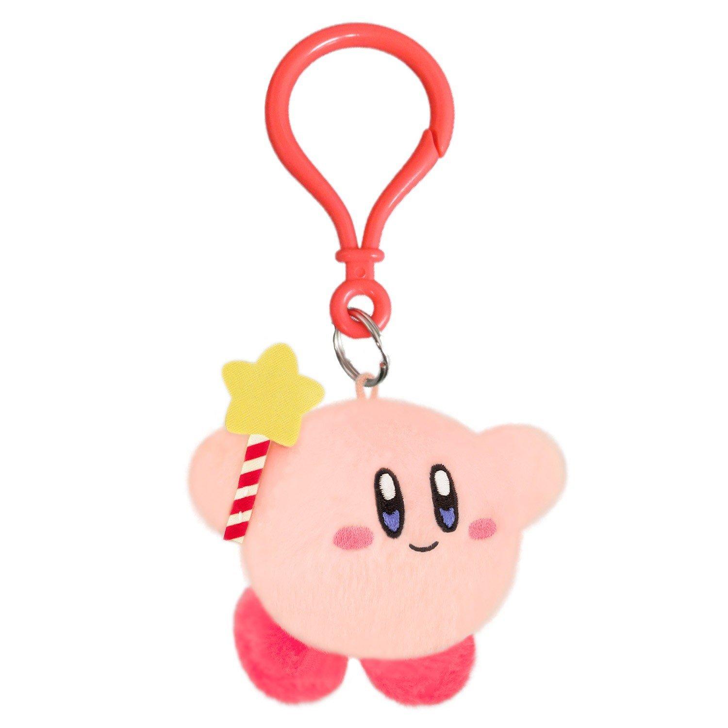 San-ei - Super Mario - Kirby Star Rod Plush Keychain - 4