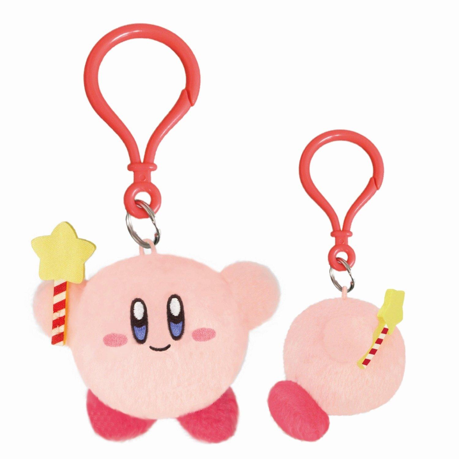 San-ei - Super Mario - Kirby Star Rod Plush Keychain - 5