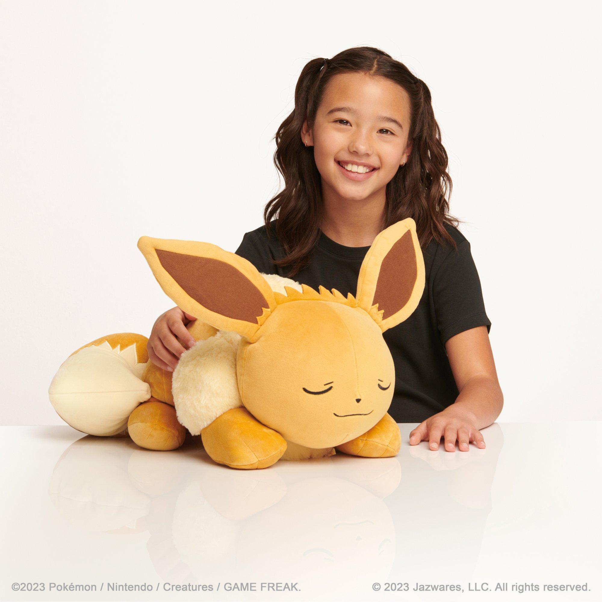 Eevee - Pokemon - Eevee Sleeping Plush - 18 Inch Premium Plush in Sleeping Pose - 5