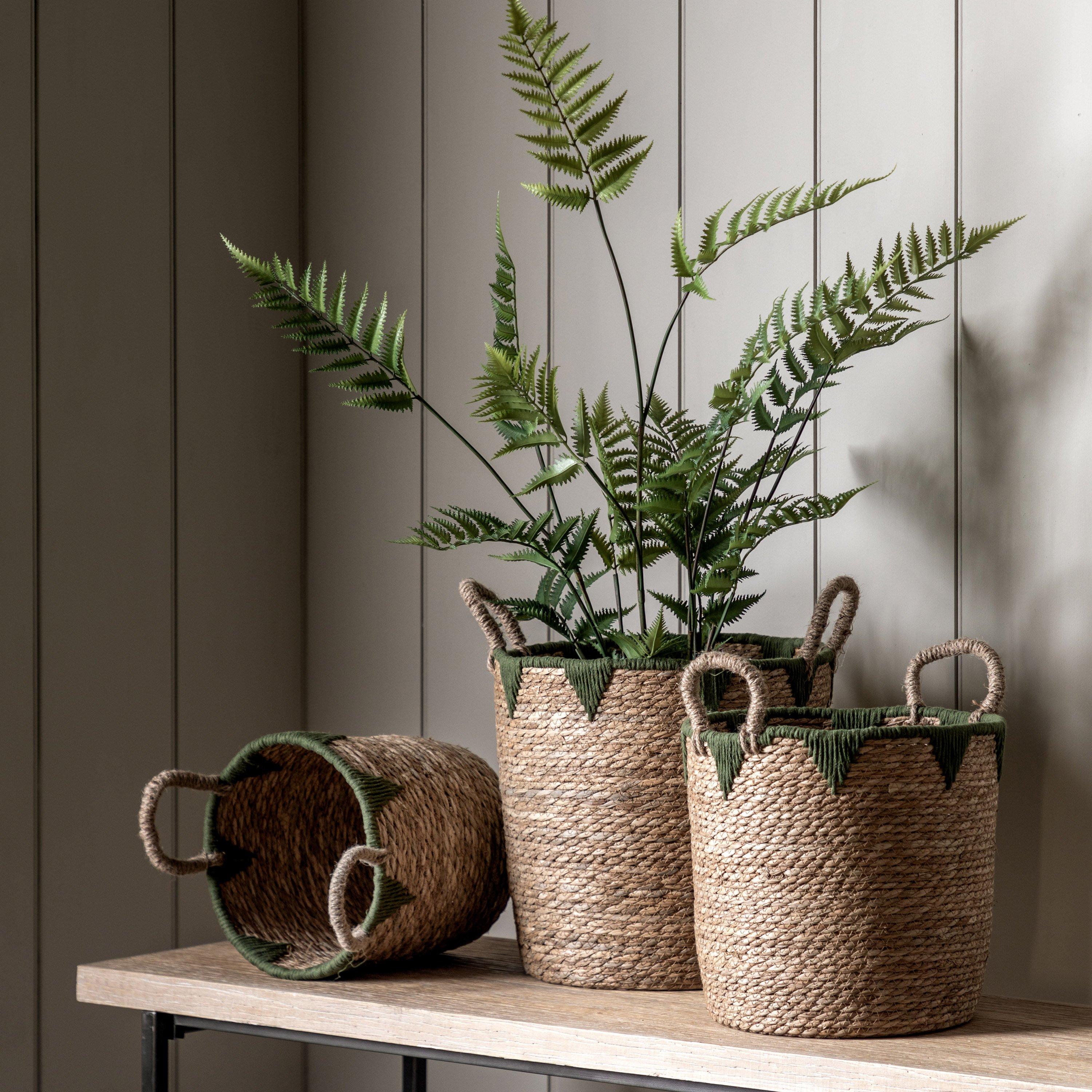 Natural & Green - Gallery - Elgon Baskets Natural & Green (Set of 3) - 1