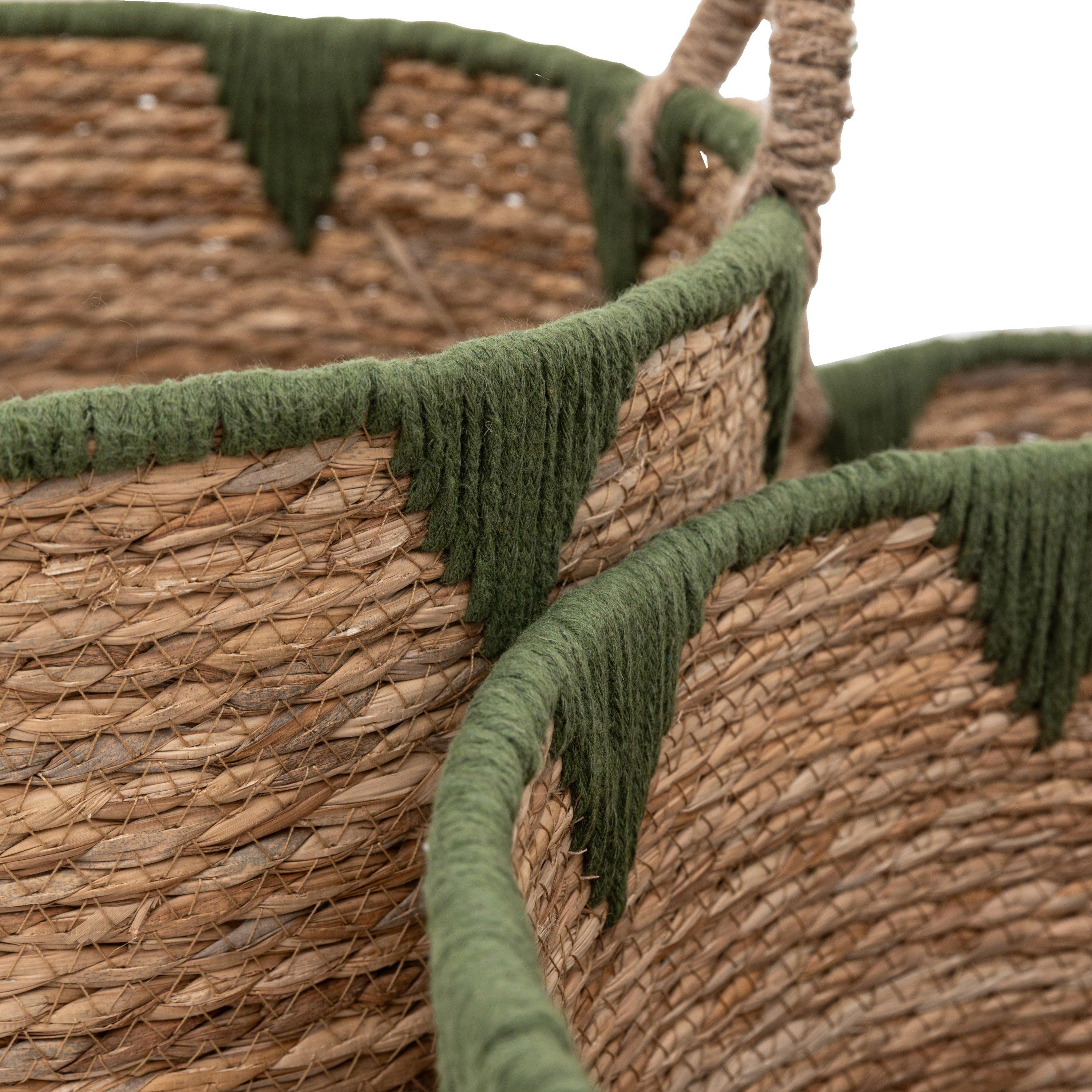 Natural & Green - Gallery - Elgon Baskets Natural & Green (Set of 3) - 2